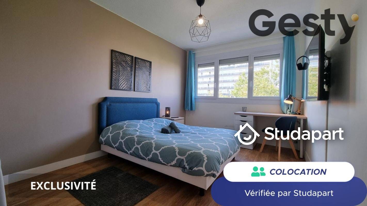 Private room for rent for €490 per month in Rennes, Cours du Président John Fitzgerald Kennedy
