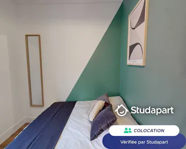 Private room for rent on Rue de Saussure, Paris