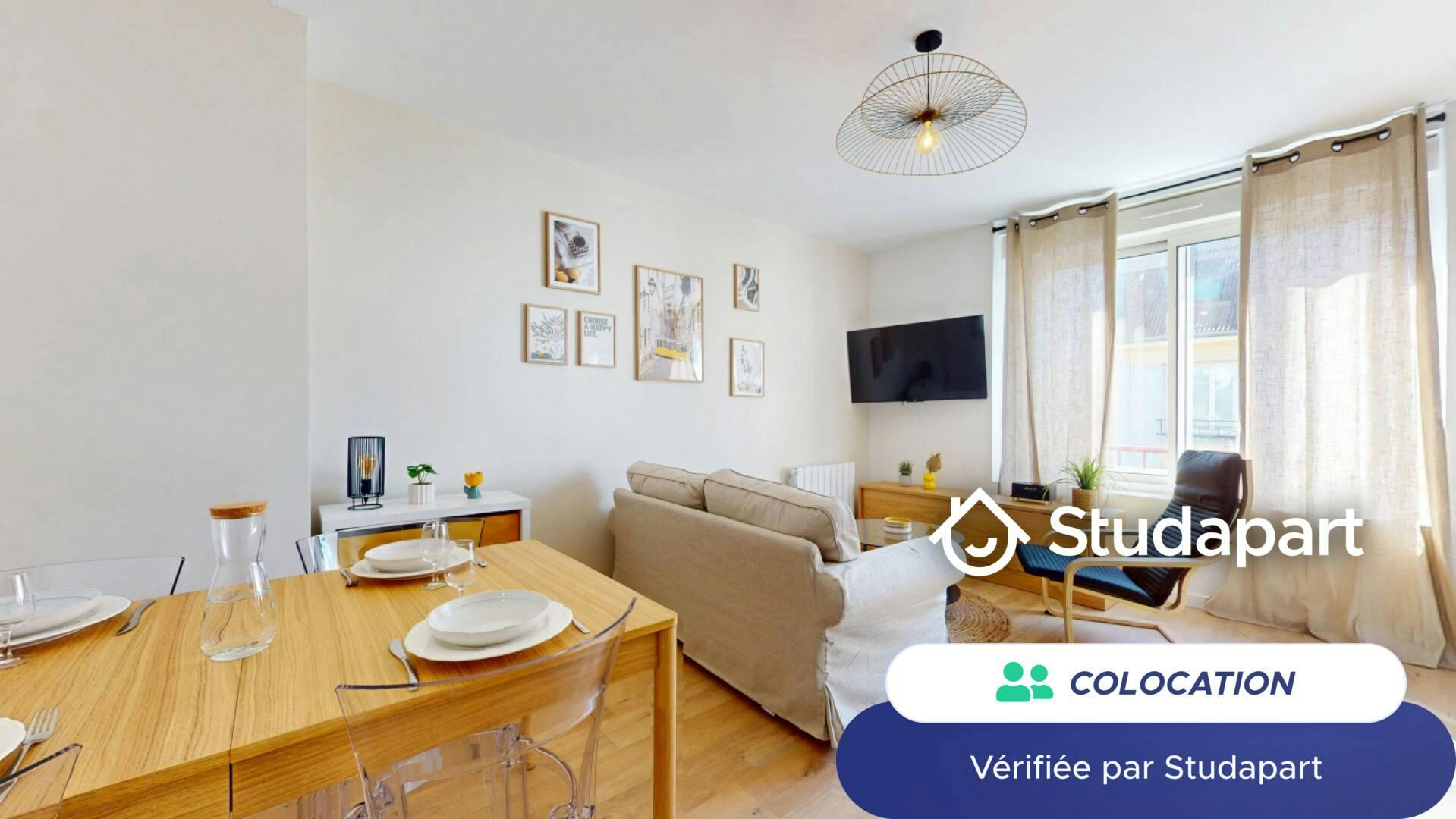 Chambre privée à louer pour 450 €/mois à Lorient, Rue de Verdun