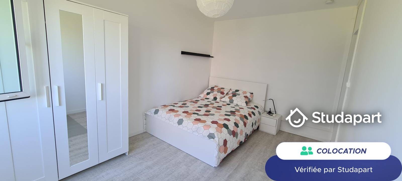 Private room for rent for €430 per month in Rennes, Cours du Président John Fitzgerald Kennedy