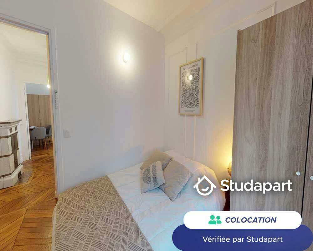 Private room for rent on Cité Condorcet, Paris - Vue 4