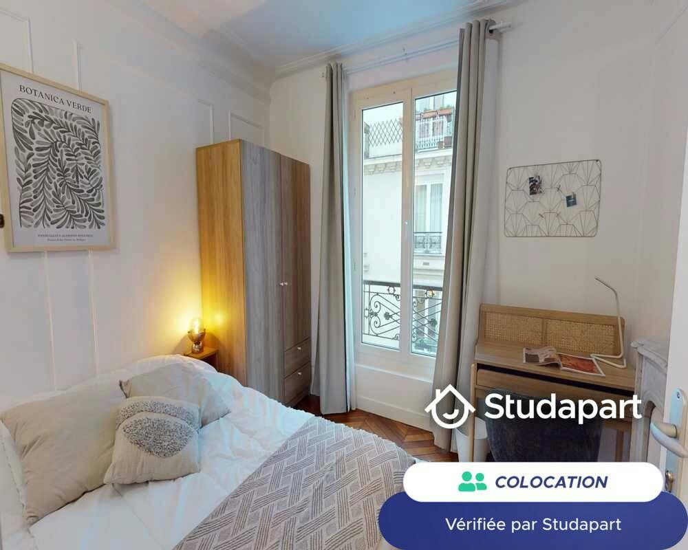 Private room for rent on Cité Condorcet, Paris - Vue 5