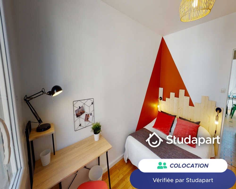Private room for rent on Grande Rue de la Guillotière, Lyon - Widok 4