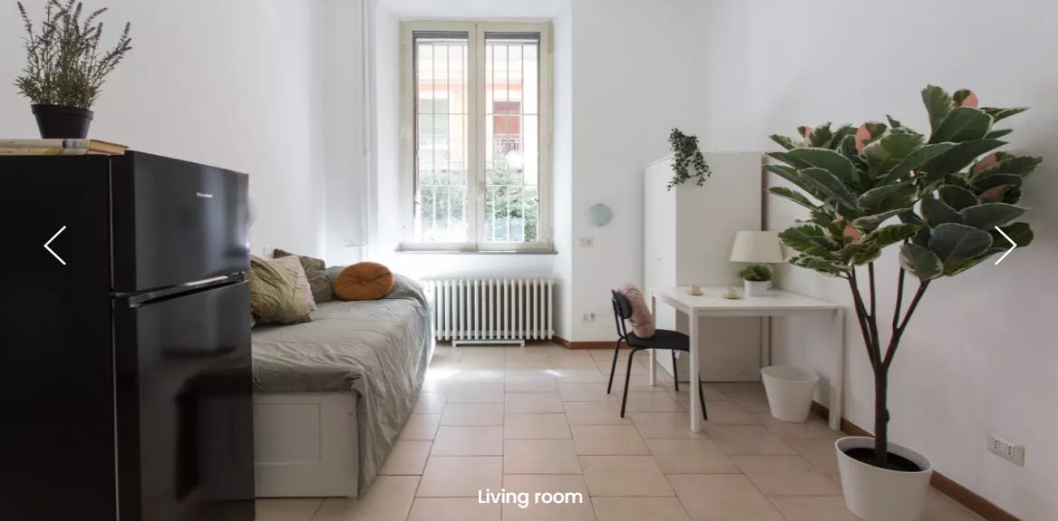 Studio for rent for €900 per month in Milan, Via Ponale