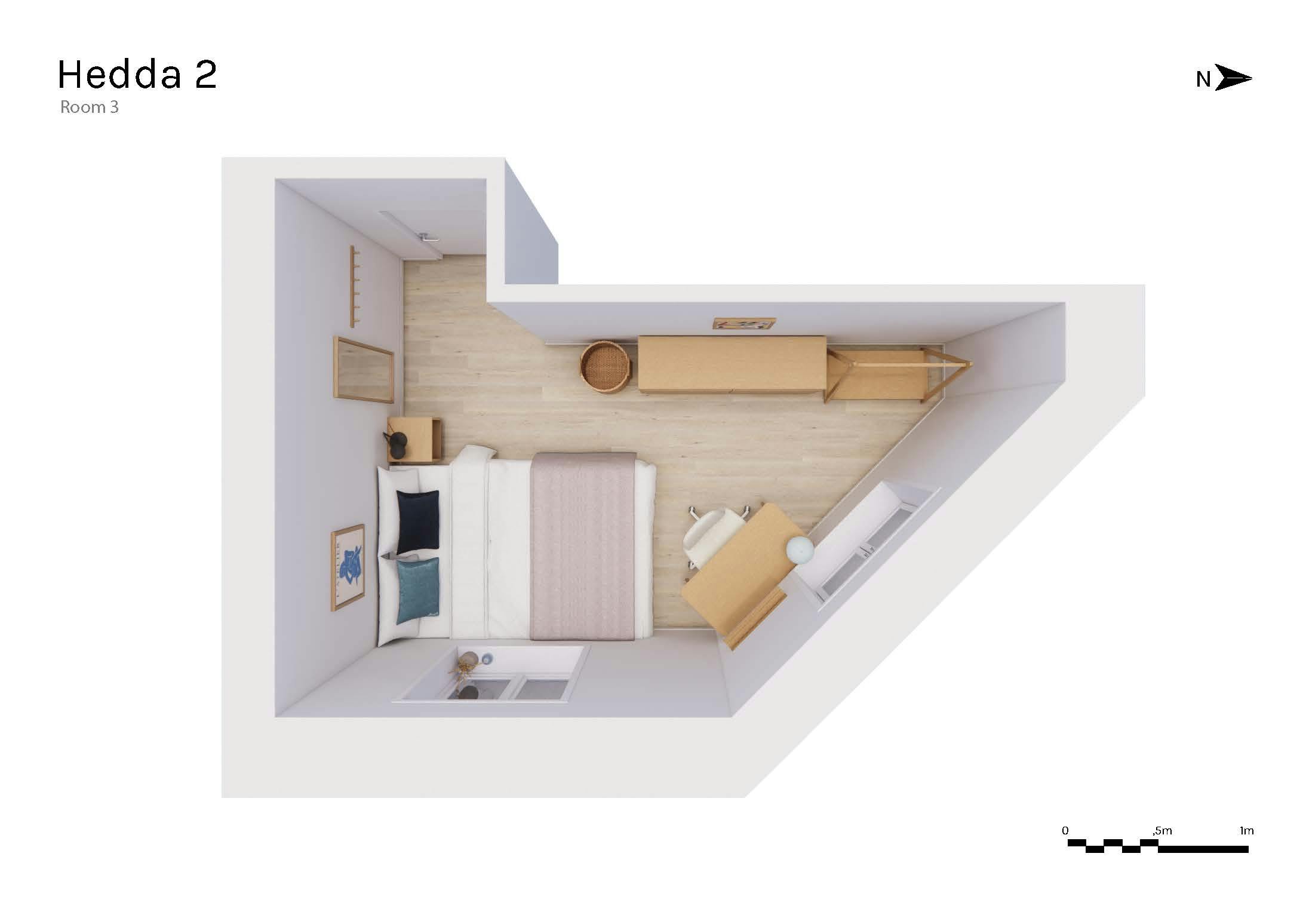 Single room Oslo, 1 bed, 10m² — photo 5