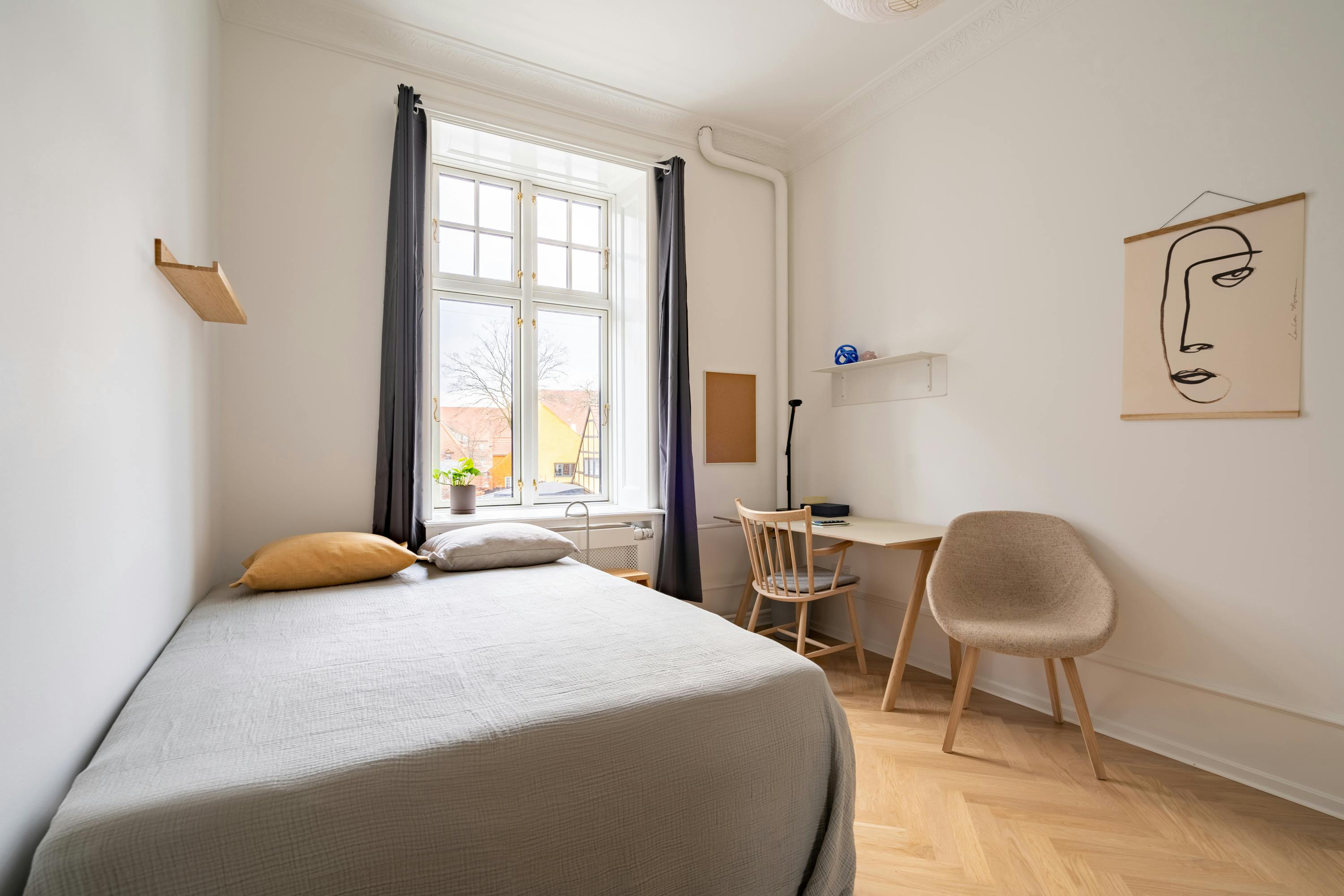 Single room København, 1 bed, 14m² — photo 1