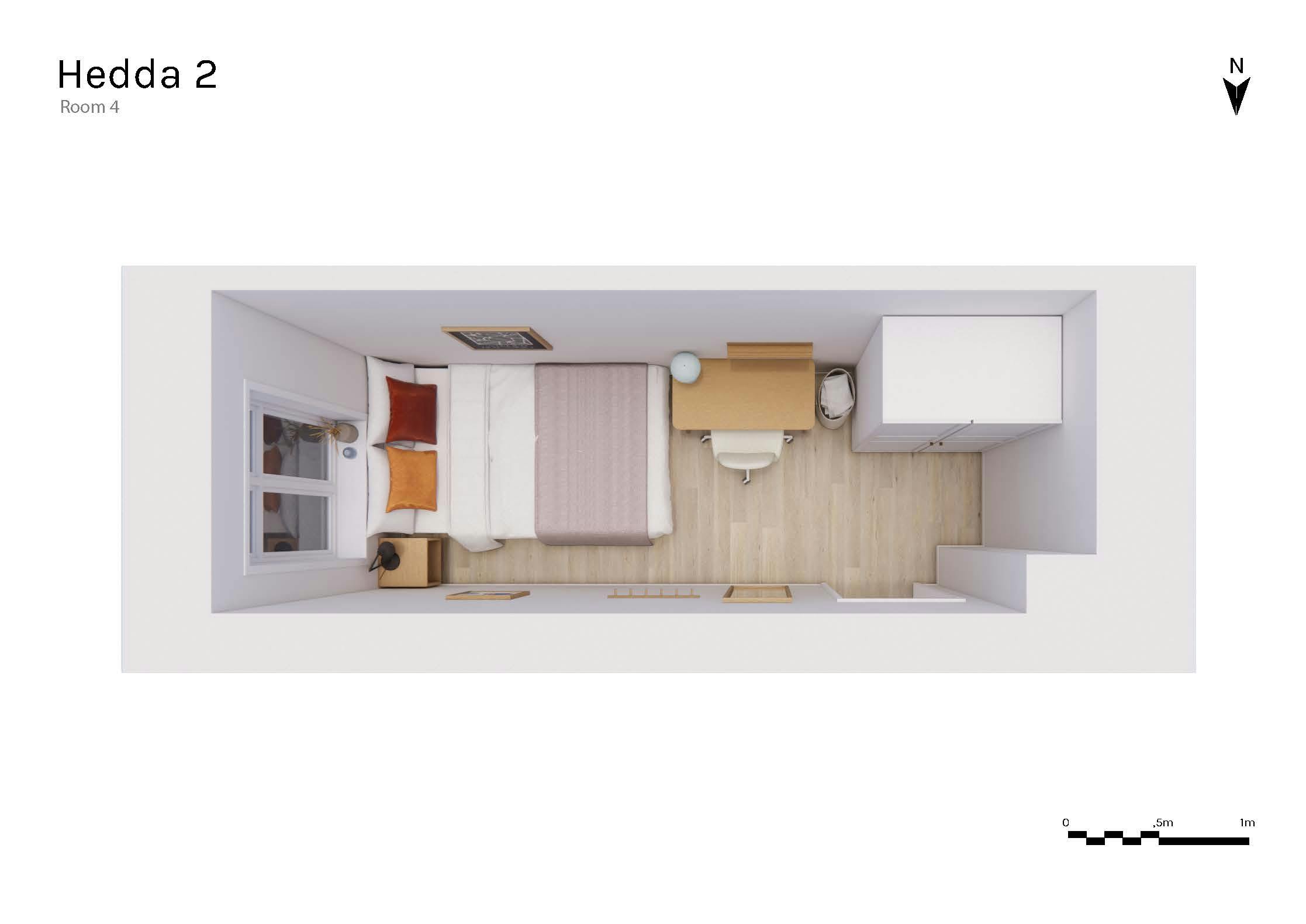 Single room Oslo, 1 bed, 8m² — photo 4