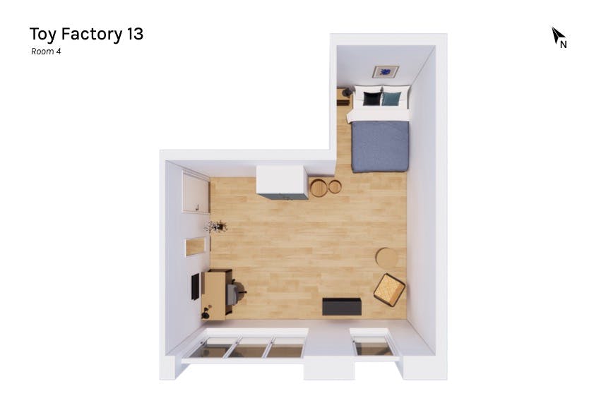 Single room Munich, 1 bed, 25m² — photo 4