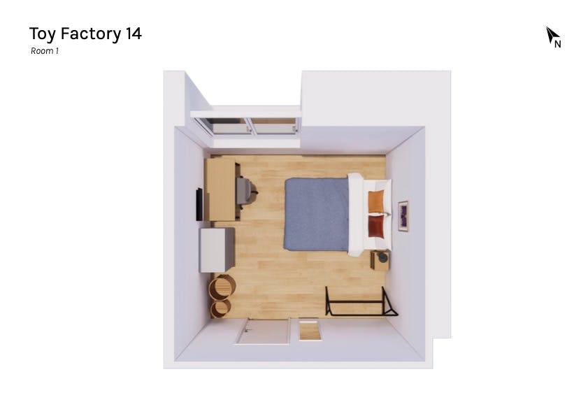 Single room Munich, 1 bed, 11m² — photo 3