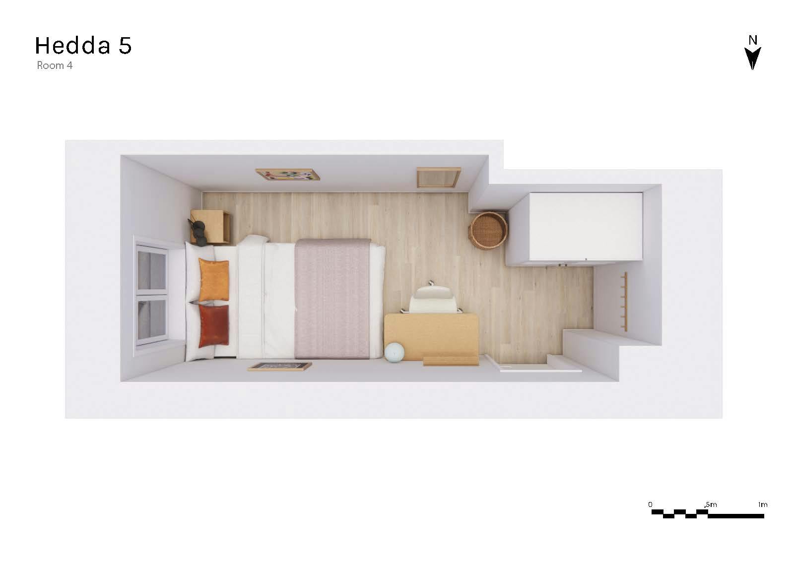 Single room Oslo, 1 bed, 8m² — photo 5