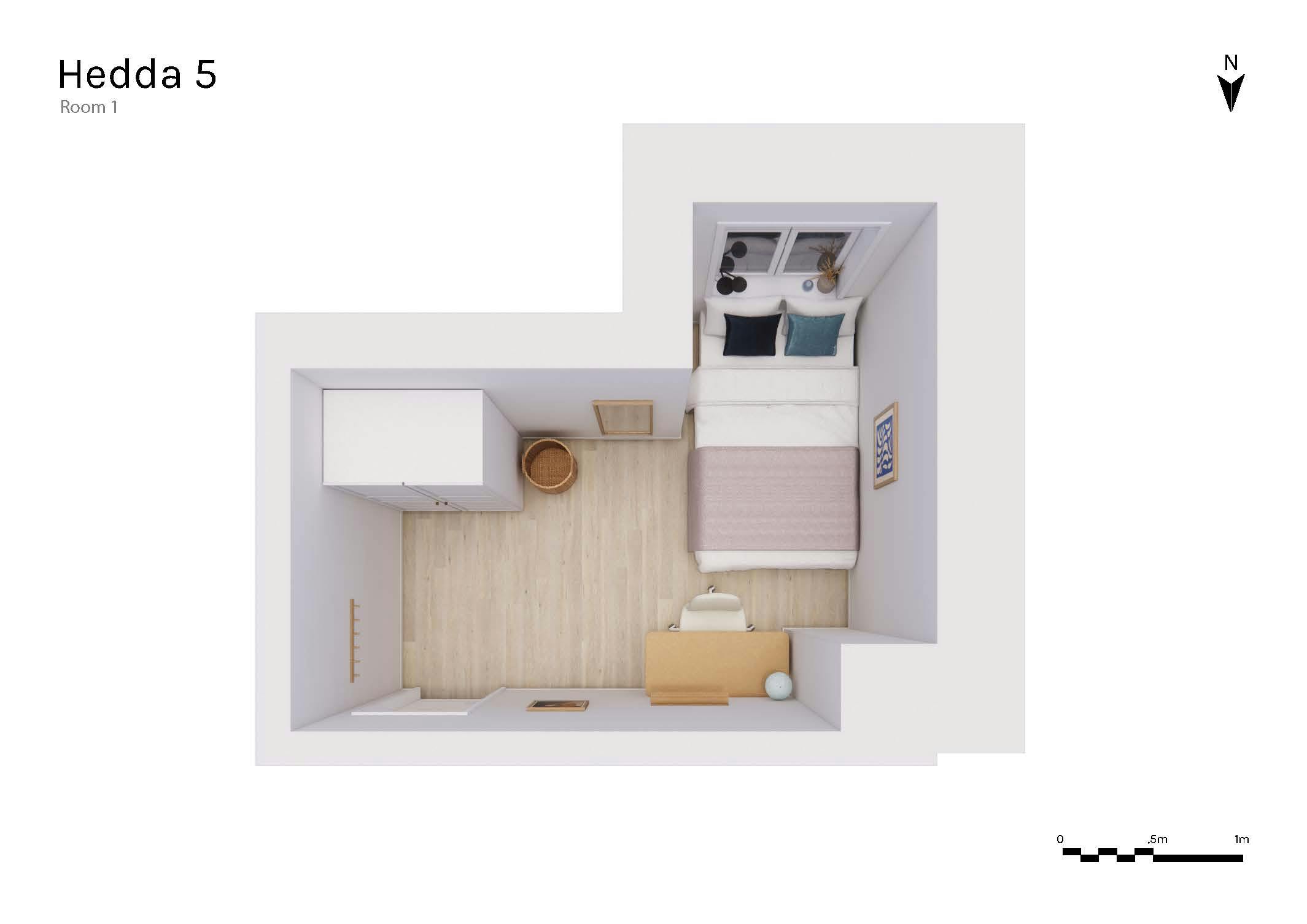 Single room Oslo, 1 bed, 8m² — photo 7