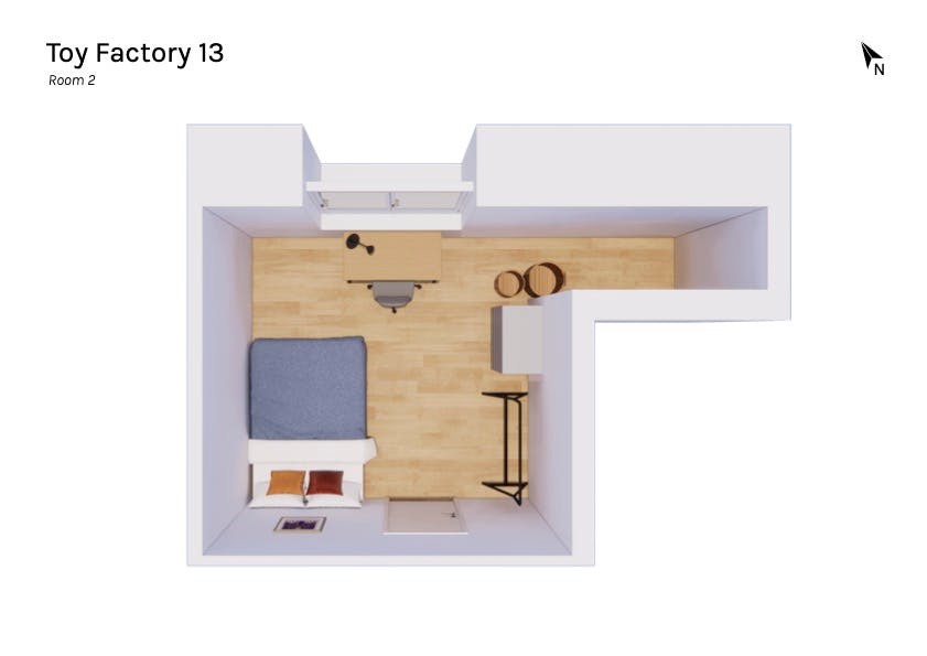 Single room Munich, 1 bed, 12m² — photo 4