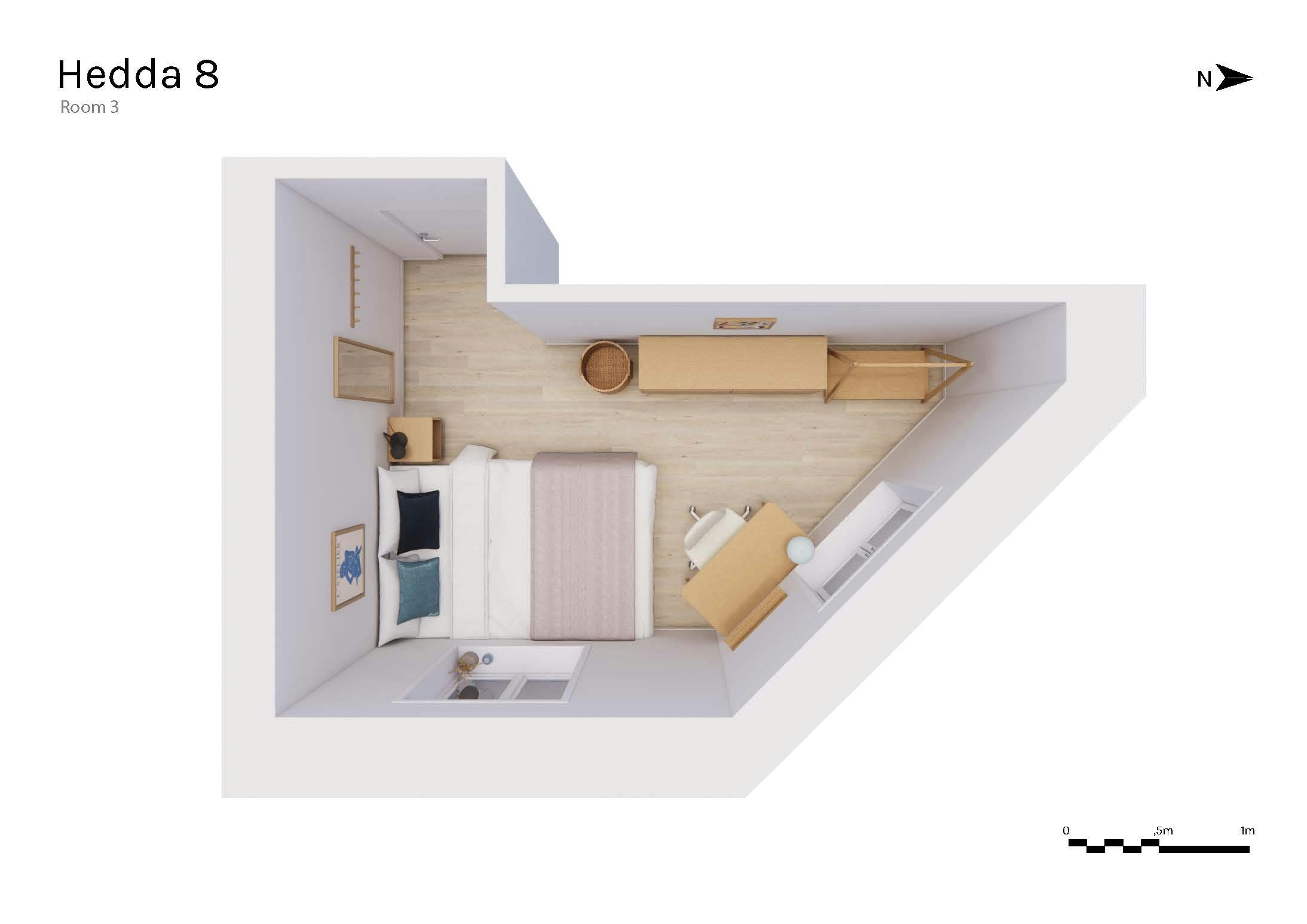 Single room Oslo, 1 bed, 10m² — photo 5
