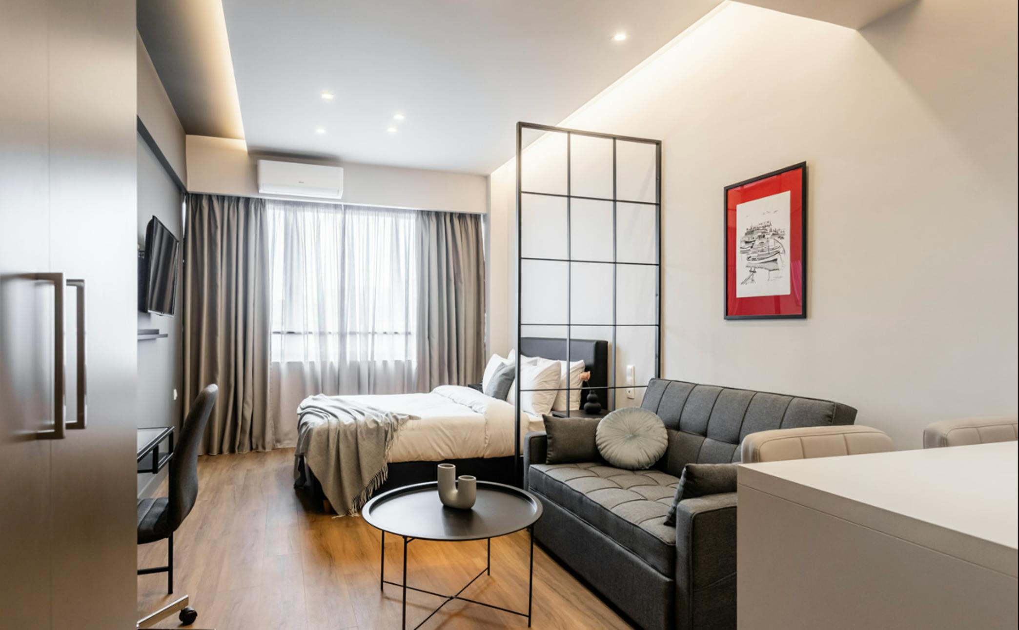 单间公寓 正在以 €680 的月租出租，其位于 Pireas, Dimitriou Gounari