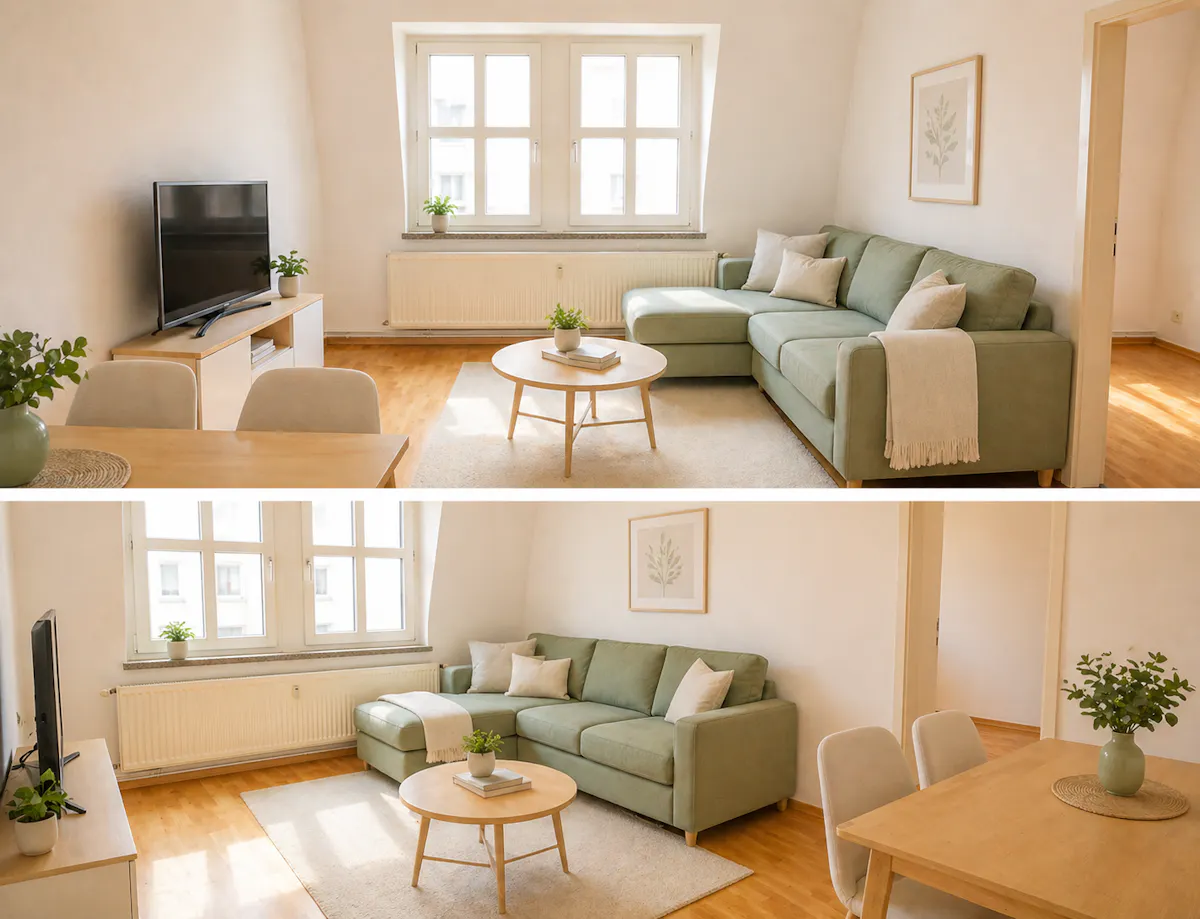 2-Bedroom Apartment in Holzhäuser Straße, Leipzig (1709457) ROOM