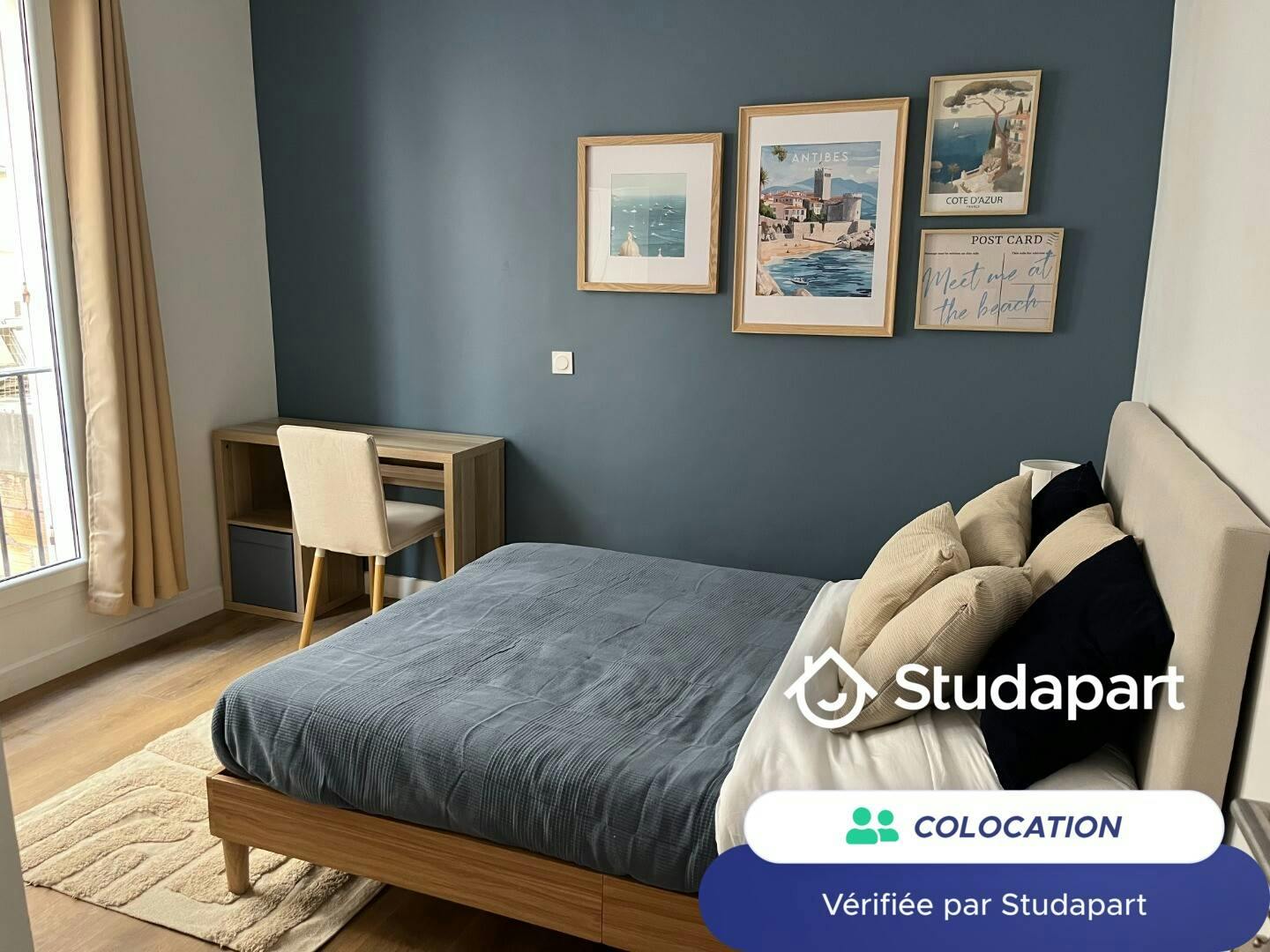 Quarto privado para alugar por € 600 por mês em Antibes, Boulevard Dugommier