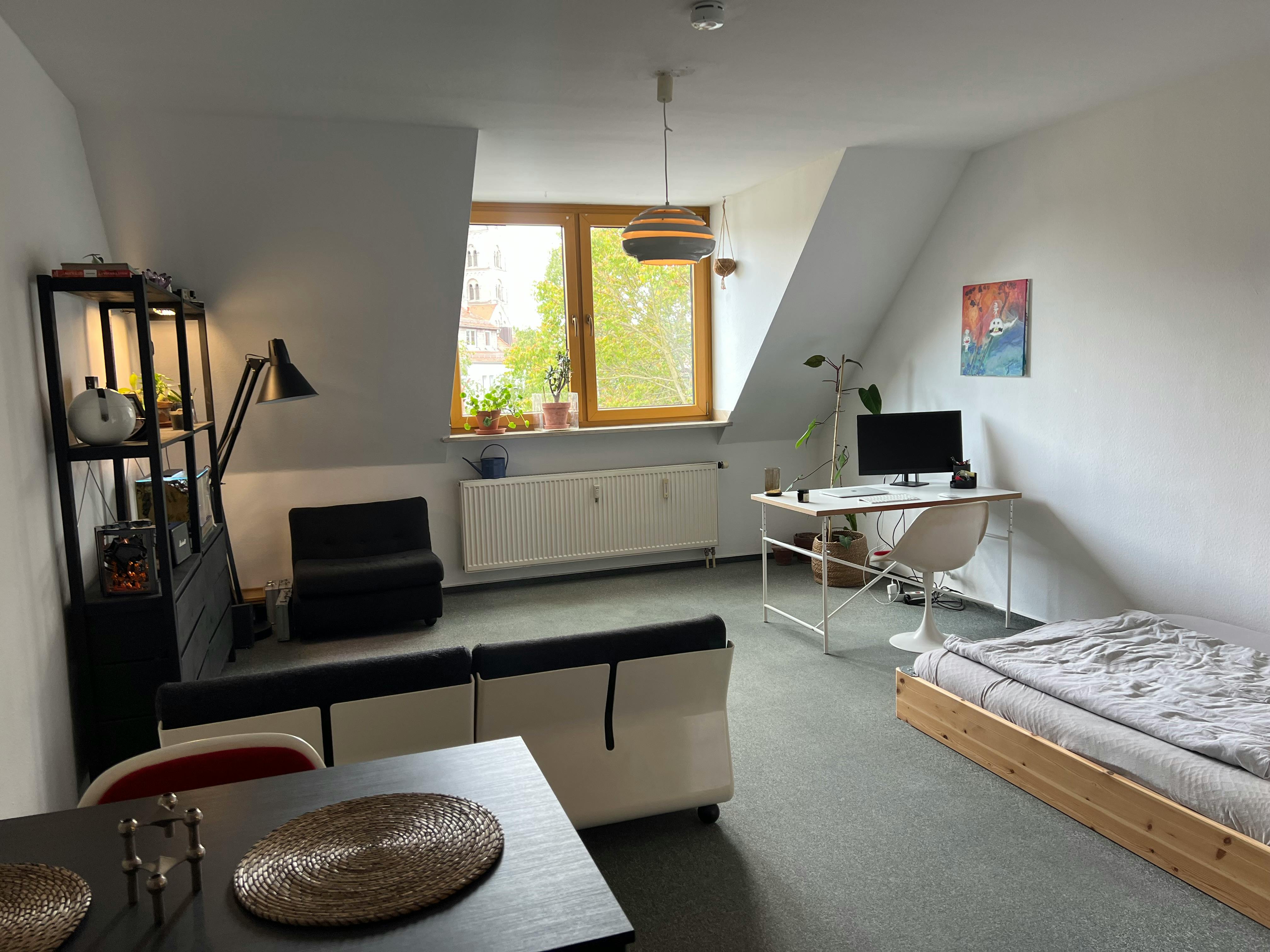 Studio for rent for €700 per month in Würzburg, Am Exerzierplatz