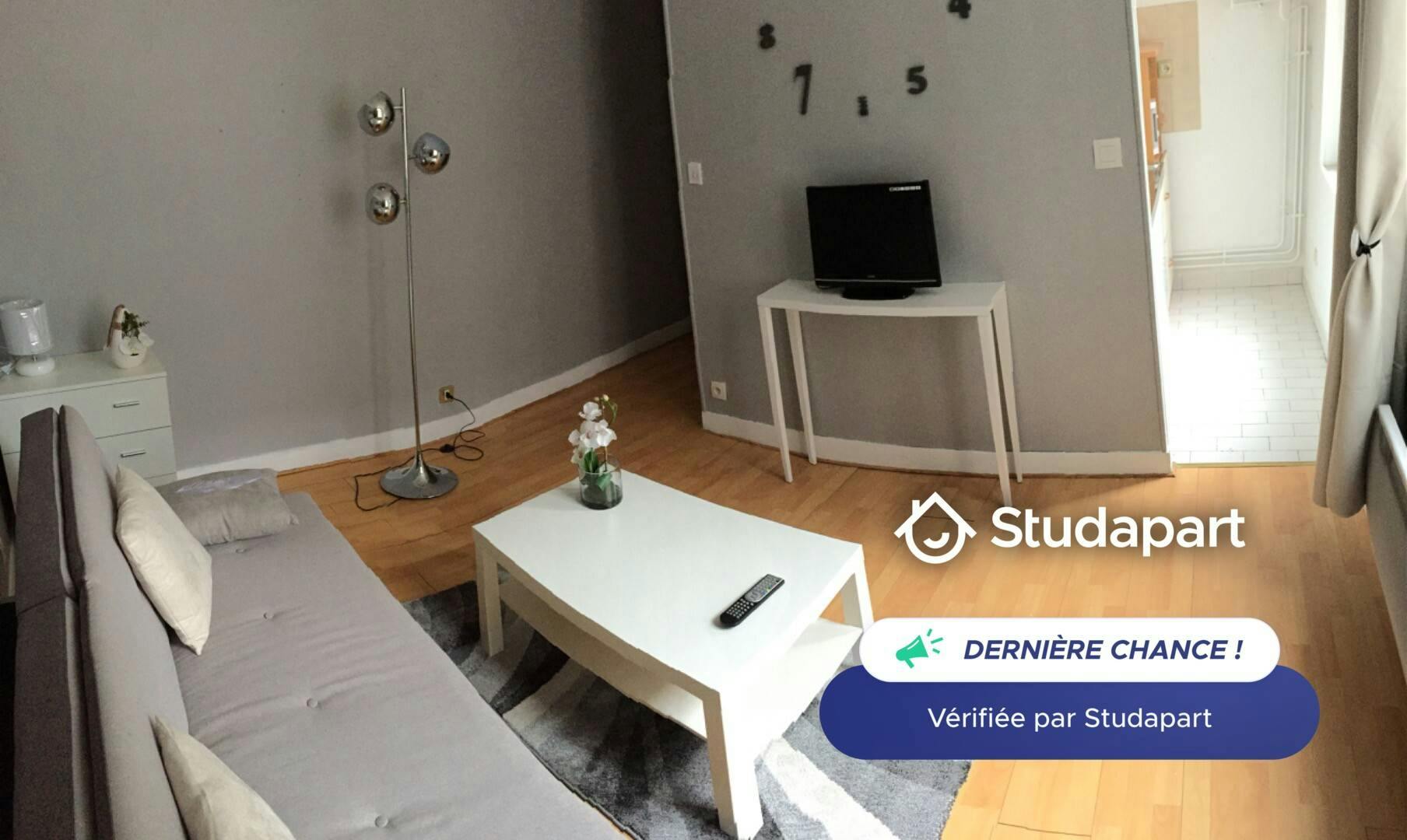 Apartament de închiriat pentru 480 EUR pe lună în Rouen, Rue de la Poterne