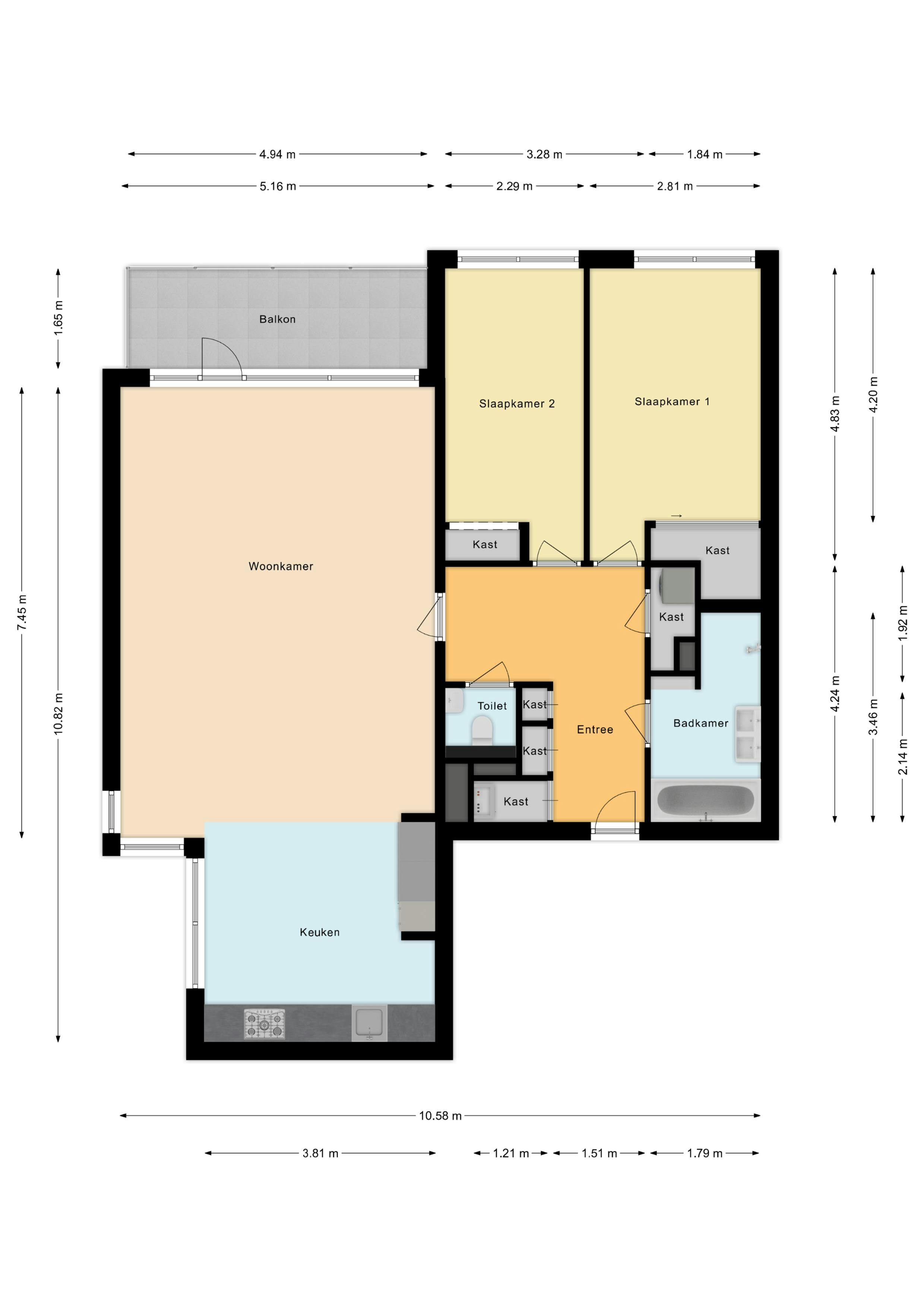 2-Bedroom Apartment in Seranggracht, Amsterdam (1715767) DOCUMENTATION