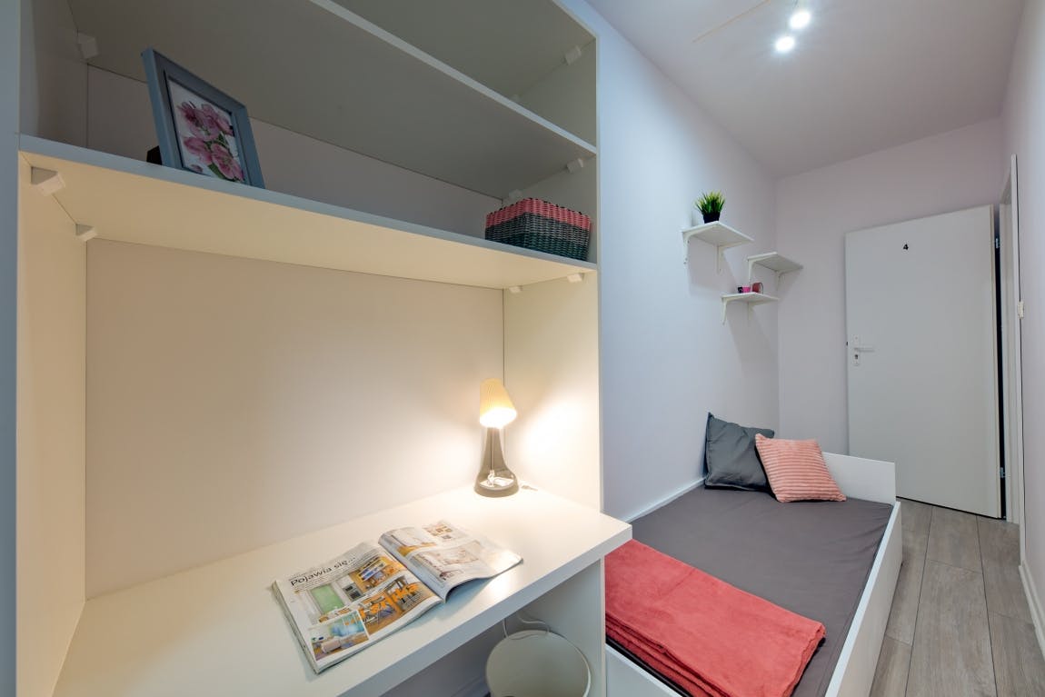 Cameră privată de închiriat pentru 1.705 PLN pe lună în Warsaw, Nugat