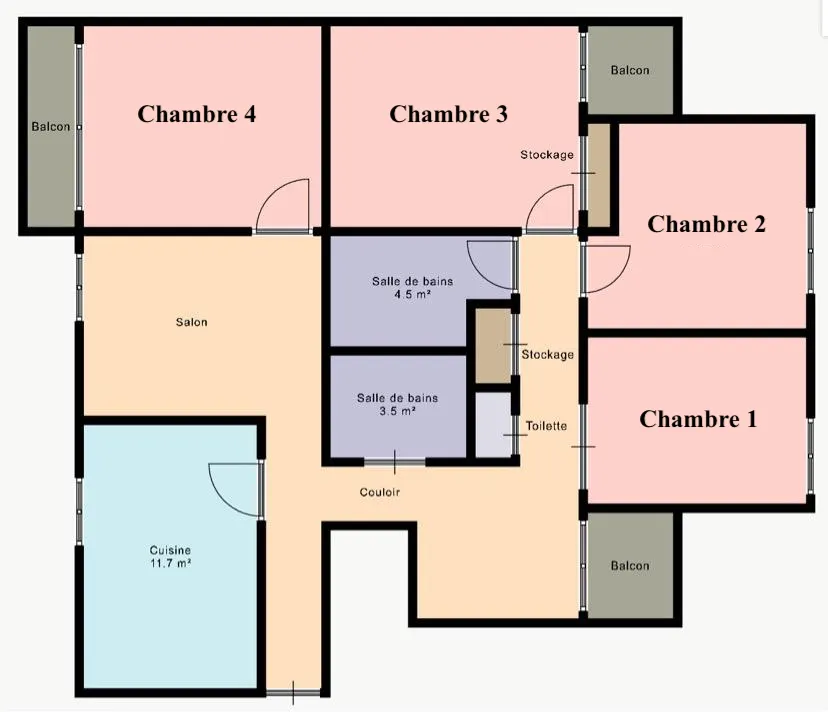 Private room in Rue du Colonel Oudot, Paris (1717918) DOCUMENTATION 1