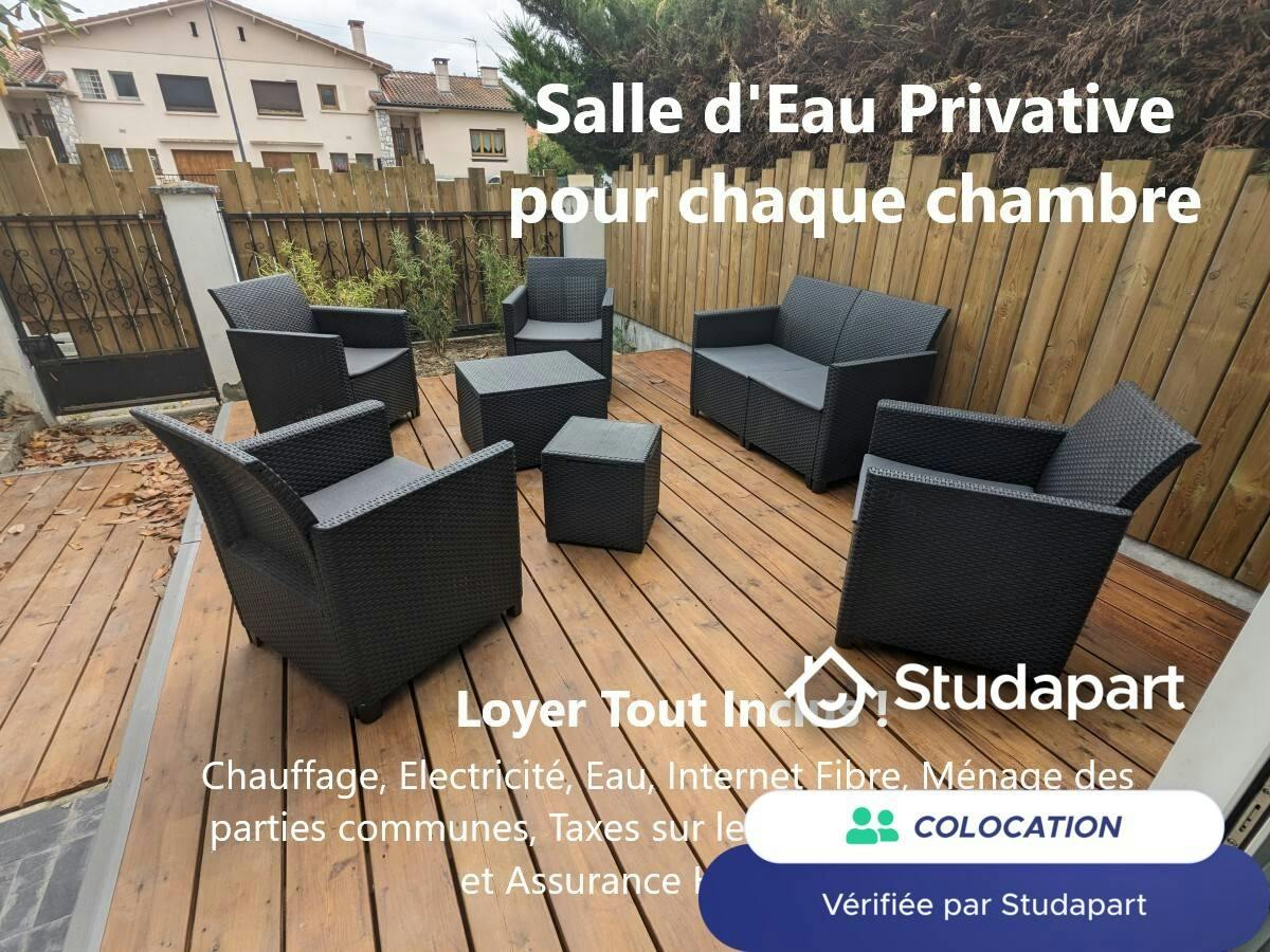 Private room for rent on Rue Antoine Laumet, Toulouse - Vue 3