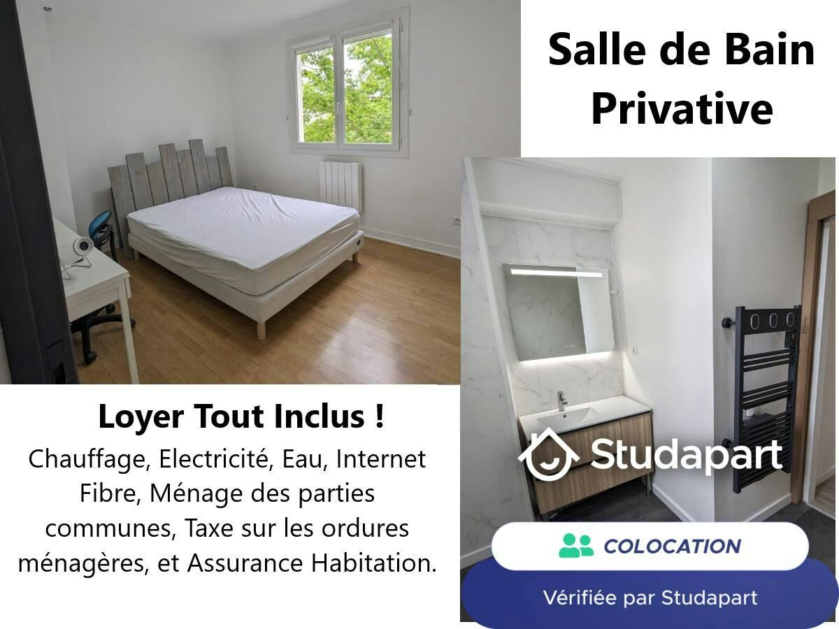 Private room for rent on Rue Antoine Laumet, Toulouse - Vue 4