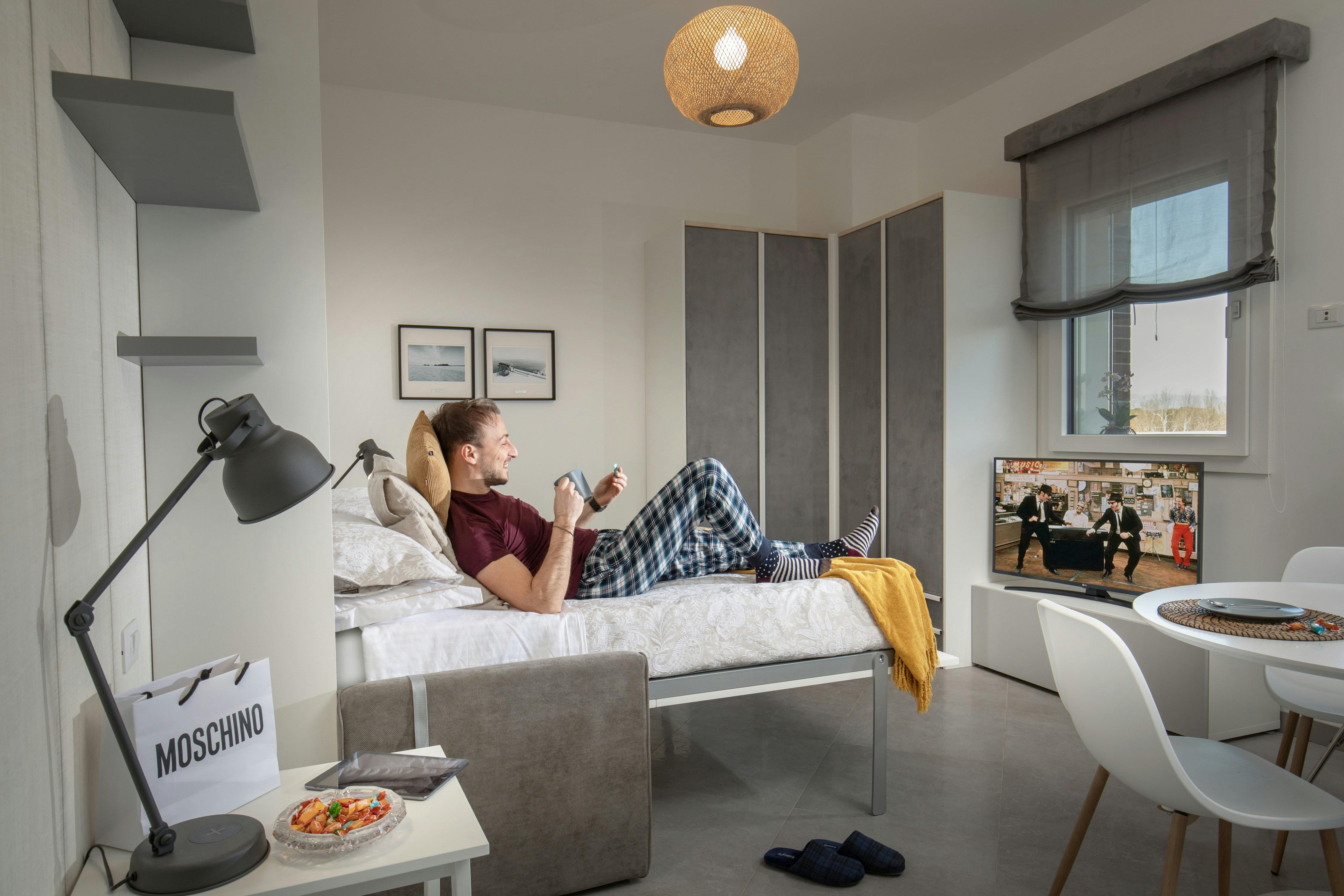 Studio para alugar por € 900 por mês em Rome, Via Prenestina