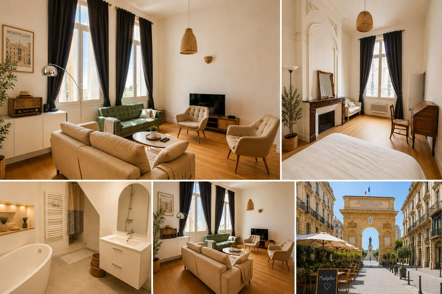 1-Bedroom Apartment in Rue de l'Ancien Courrier, Montpellier (1718830) ROOM