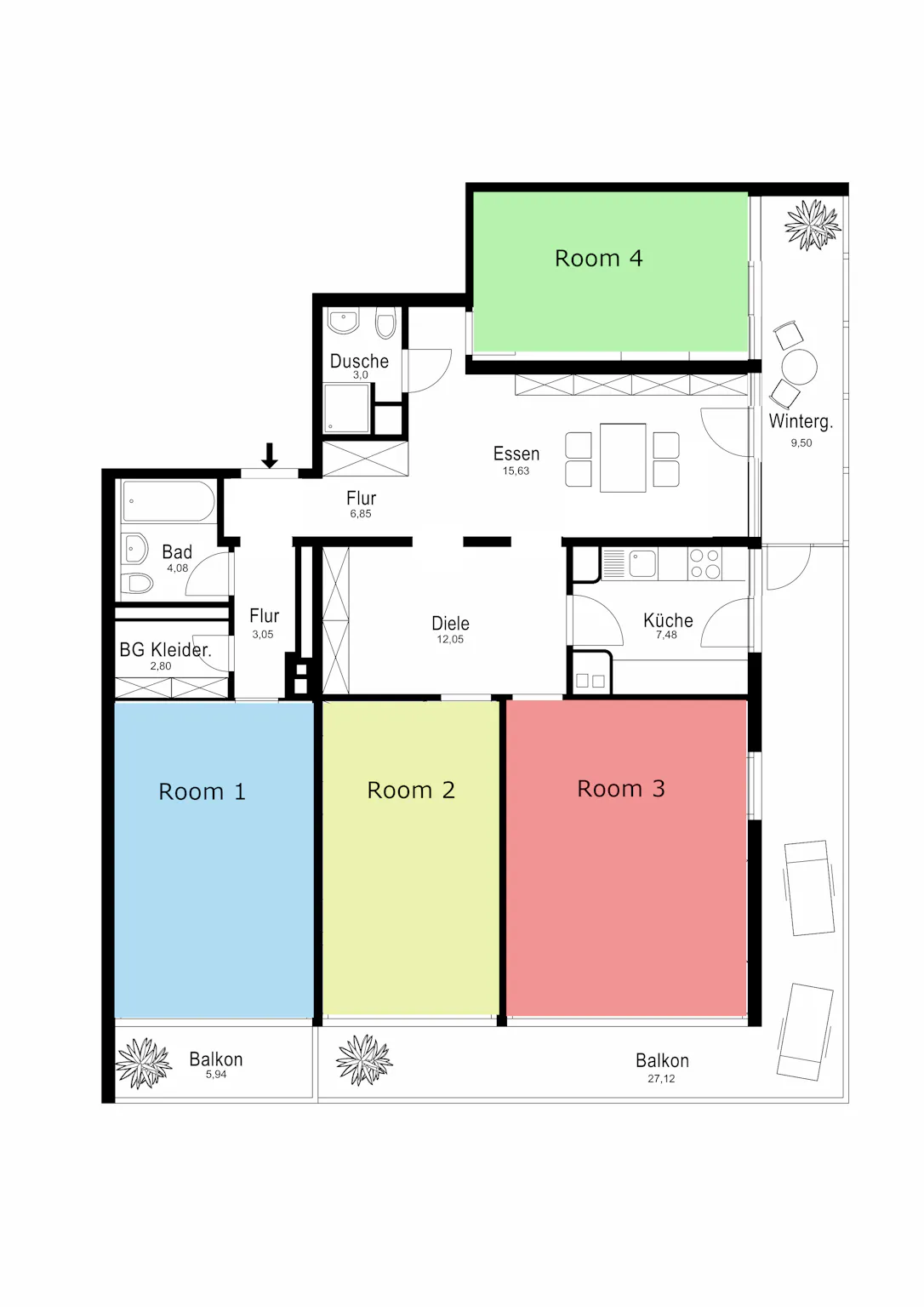 Apartment in Schwabing
