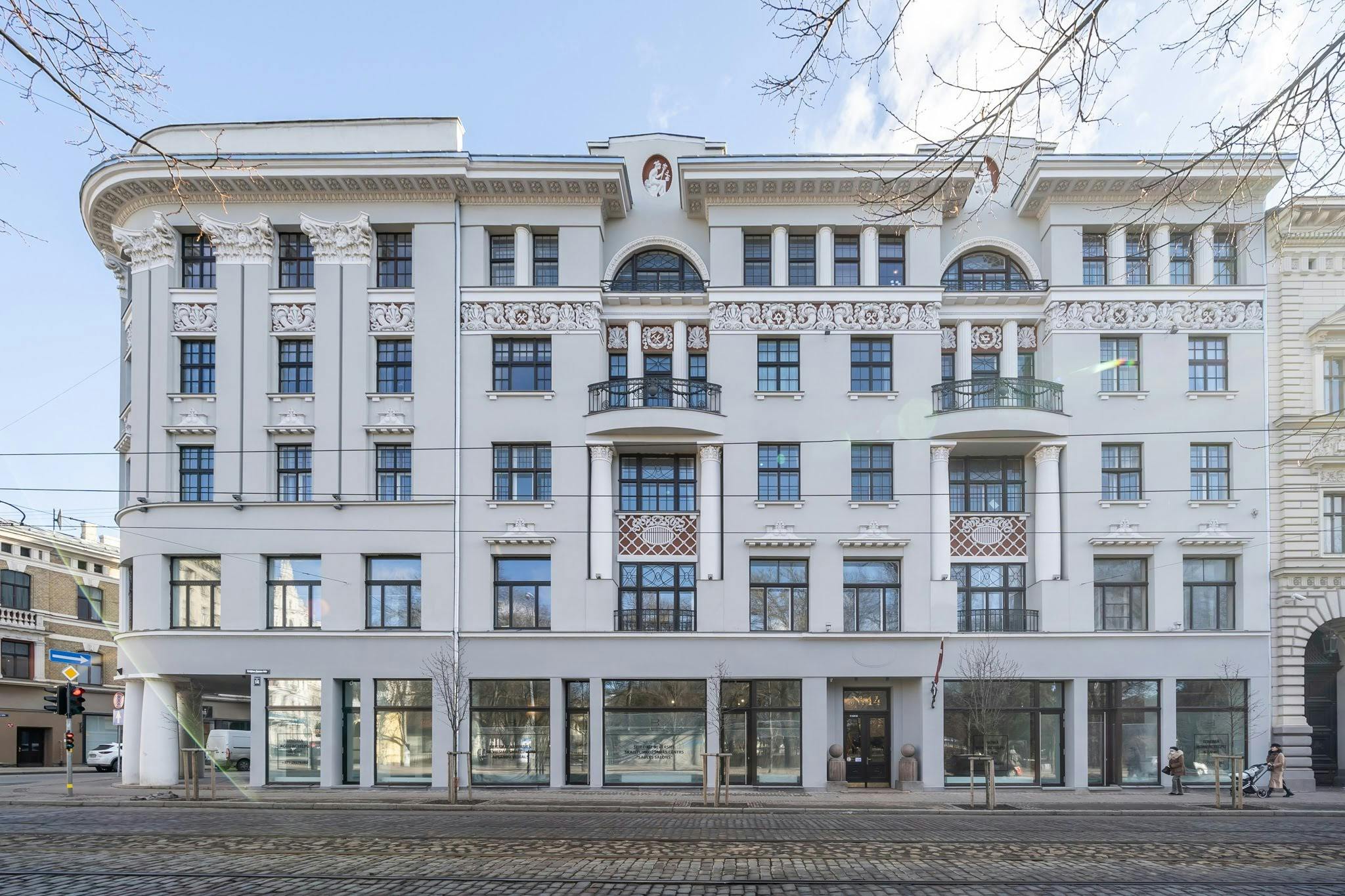 Studio zu mieten für 550 € pro Monat in Riga, Krišjāņa Barona iela