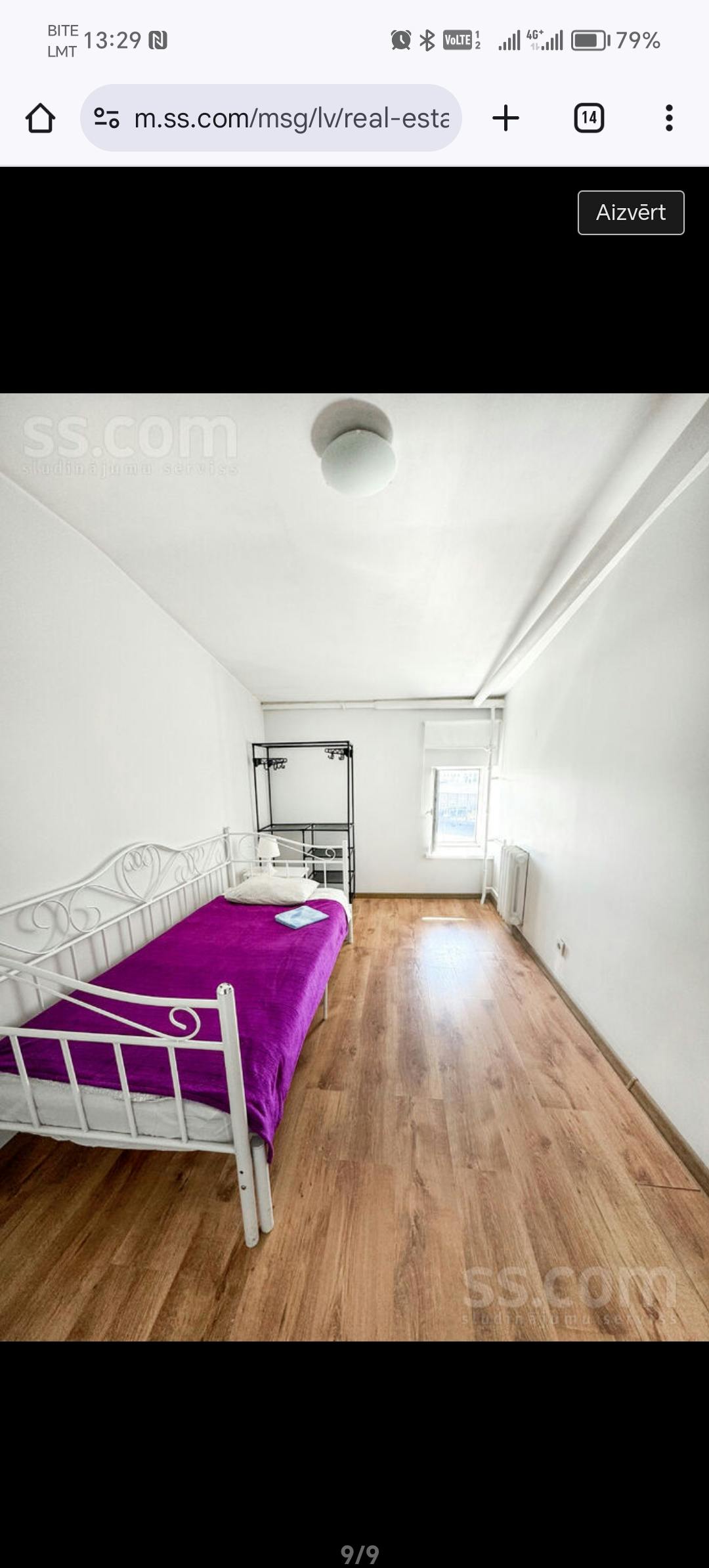 Mehrbettzimmer zu mieten für 350 € pro Monat in Riga, Marijas iela