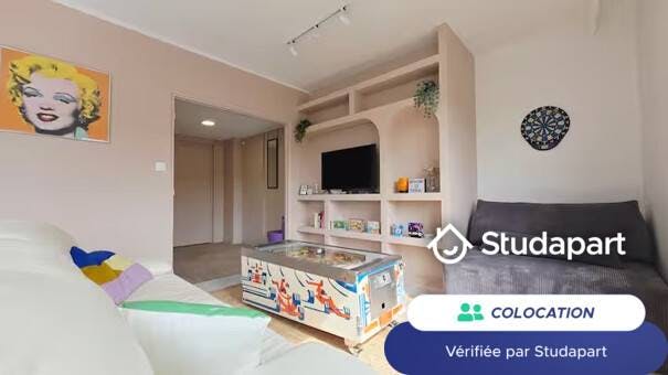 Chambre privée à louer pour 530 €/mois à Dunkerque, Rue du Sud