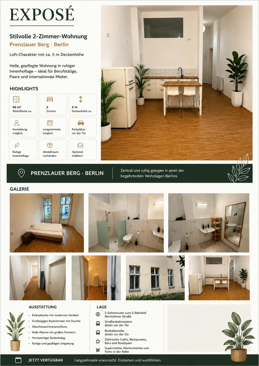 1-Bedroom Apartment in Bornholmer Straße, Berlin (1721543) room image 8