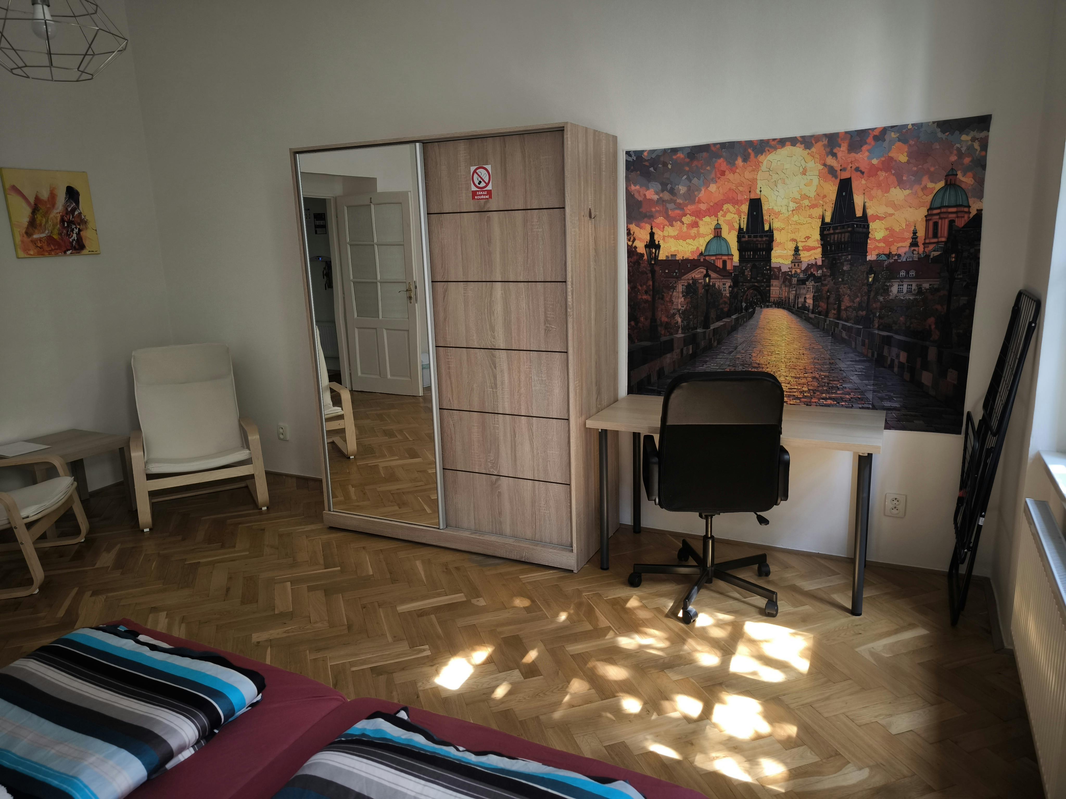 Habitación privada en alquiler por 22.155 CZK al mes en Hlavní město Praha, Americká