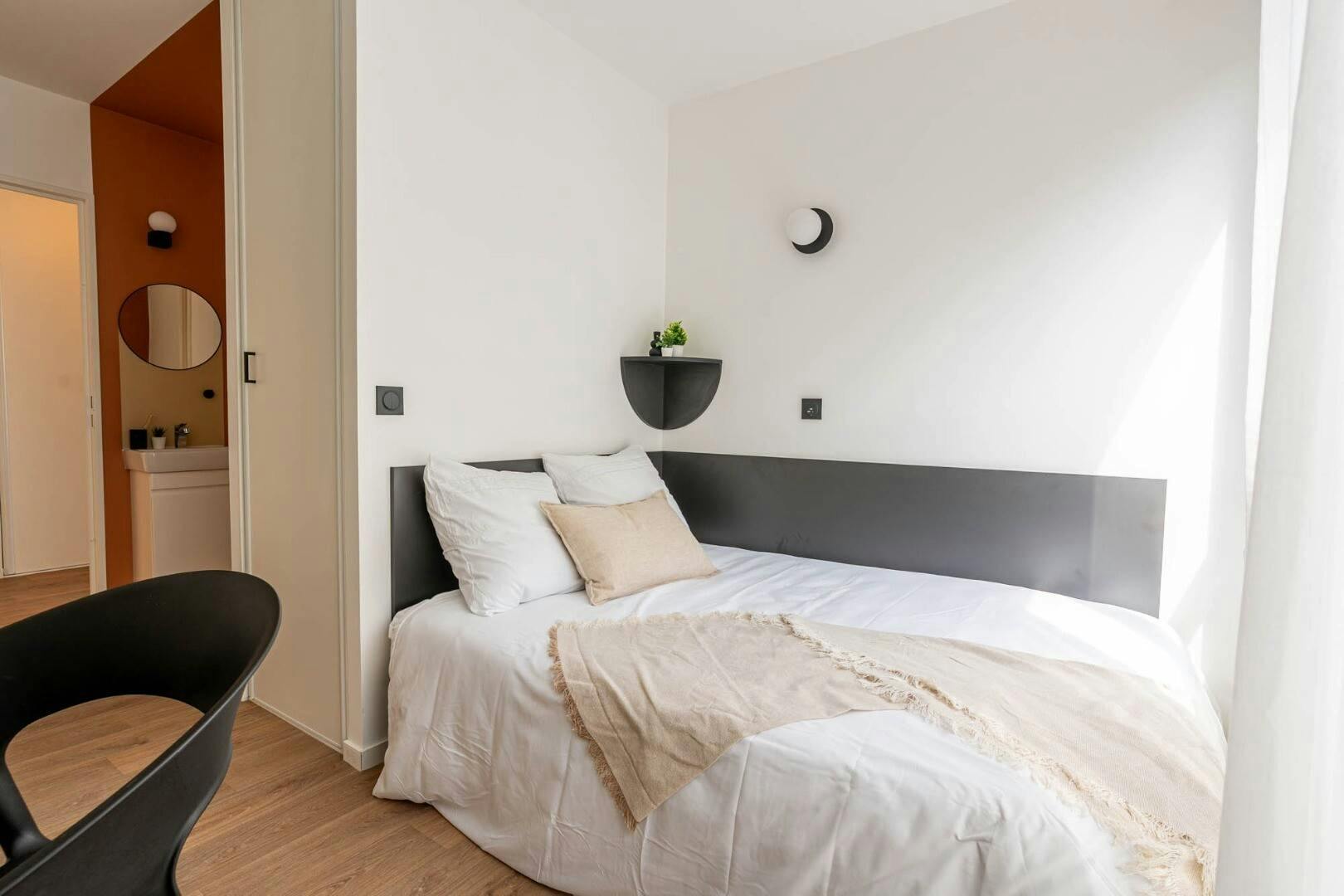 Single room Lille, 1 bed, 12m² — photo 3
