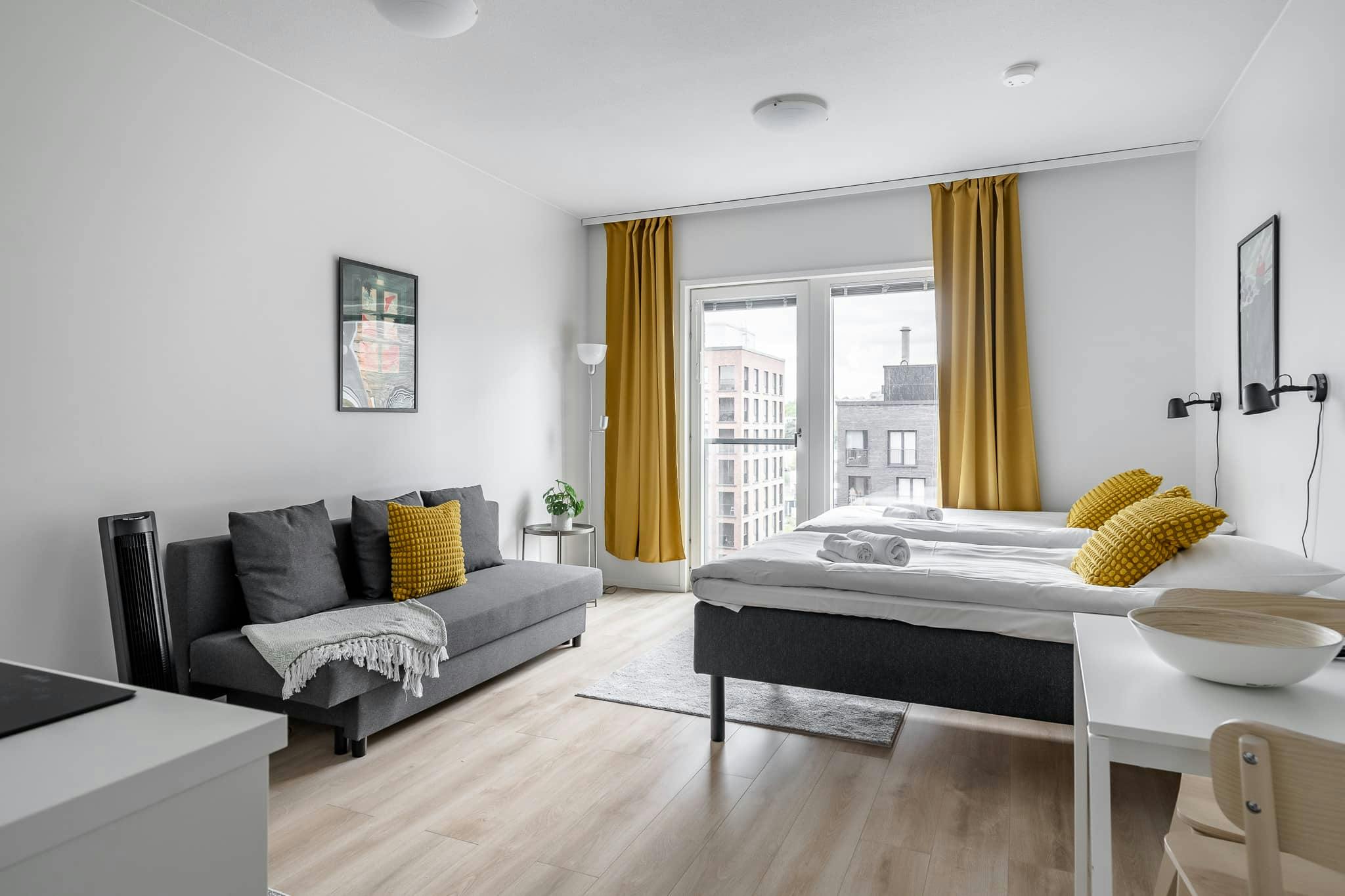 Kawalerka do wynajęcia za 1195 € miesięcznie w mieście Turku, Fatabuurinkatu