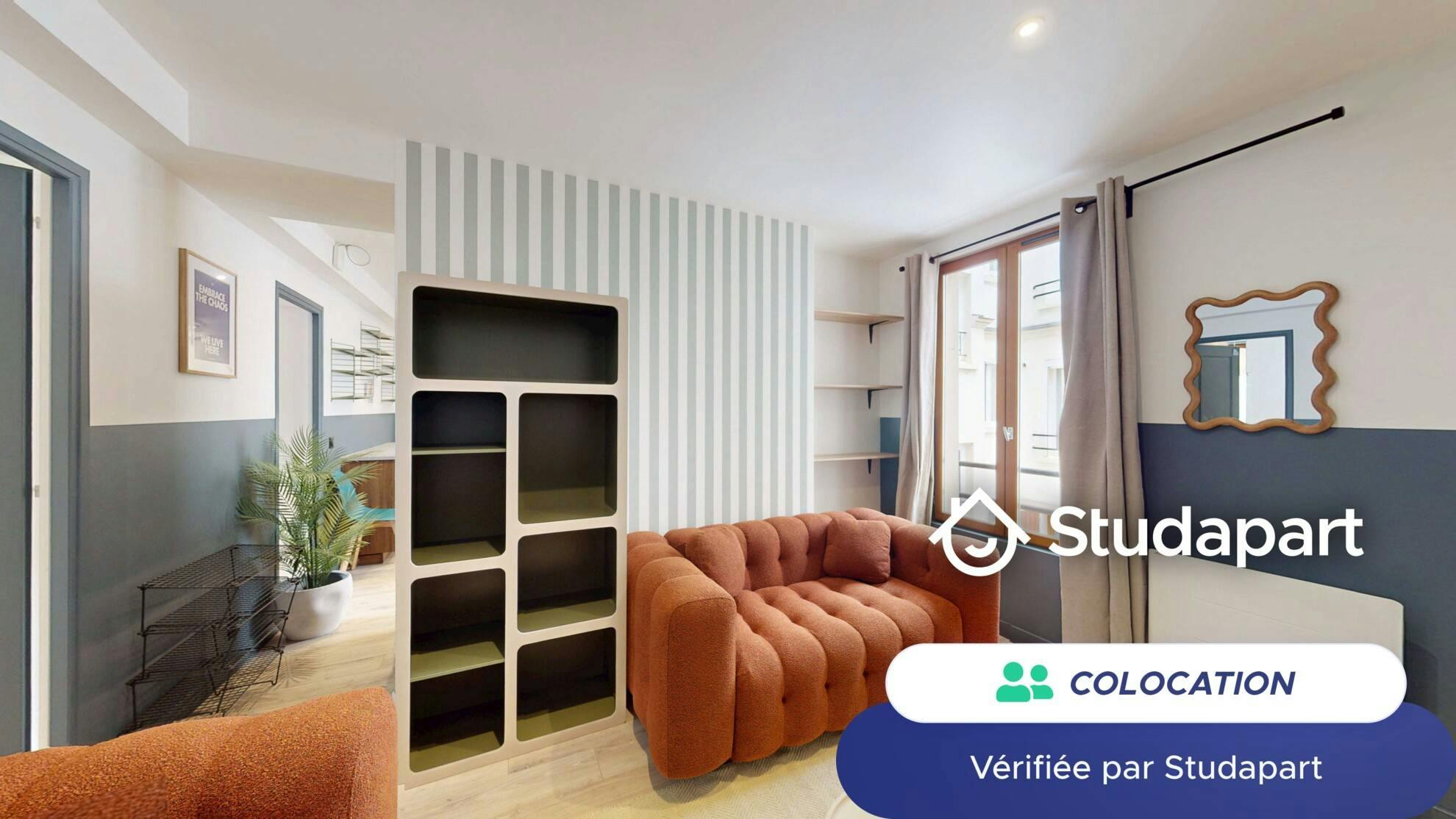 Private room for rent on Passage Gauthier, Paris - Vue 4