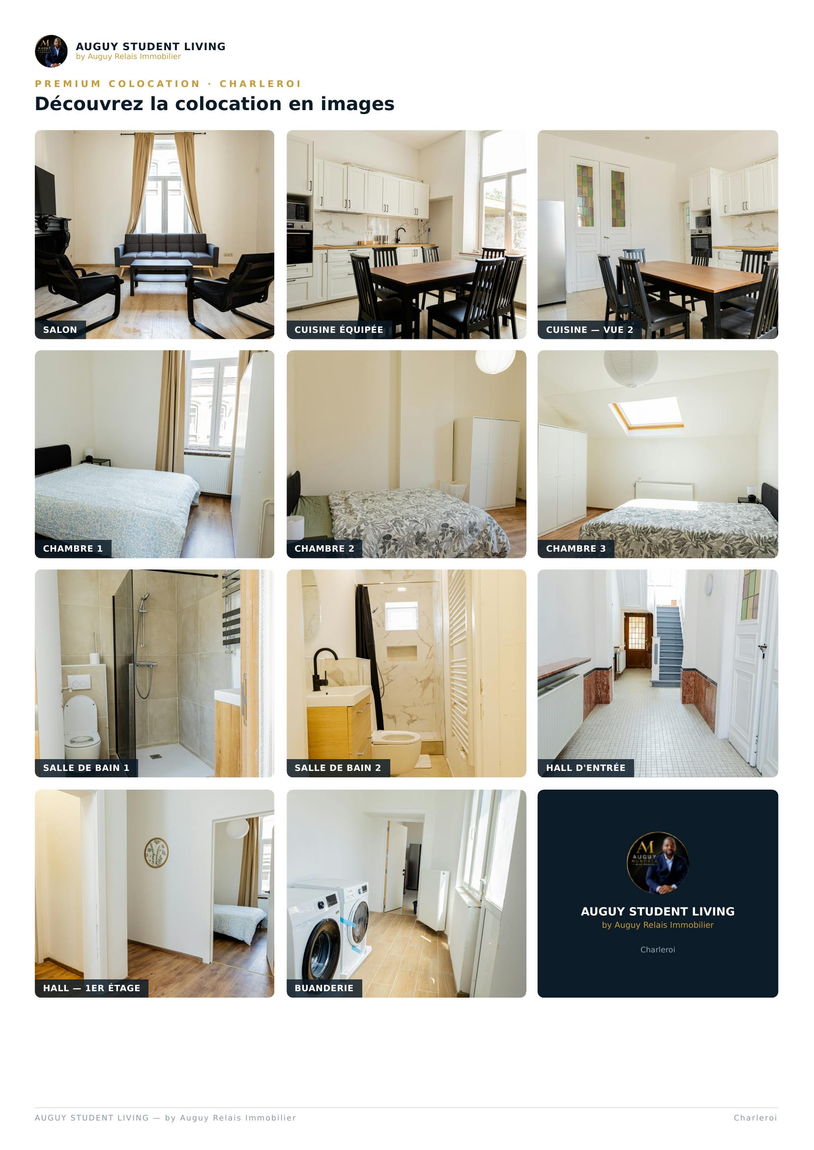 Maison à louer pour 450 €/mois à Charleroi, Rue du Commerce