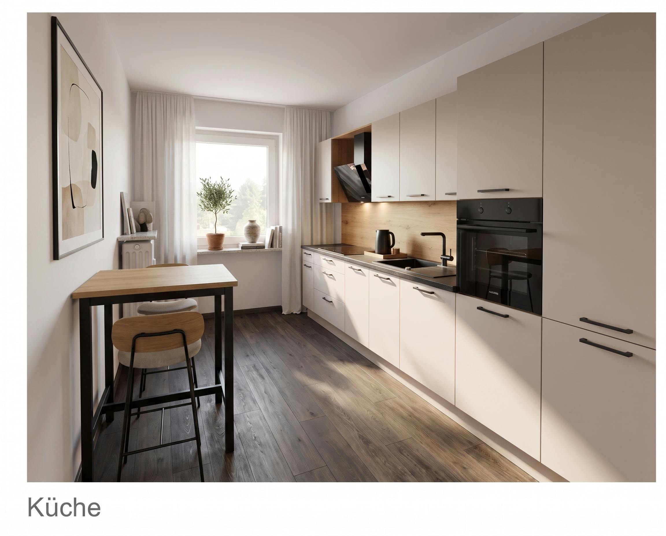 Appartement te huur voor € 1.400 per maand in Duisburg, Koloniestraße