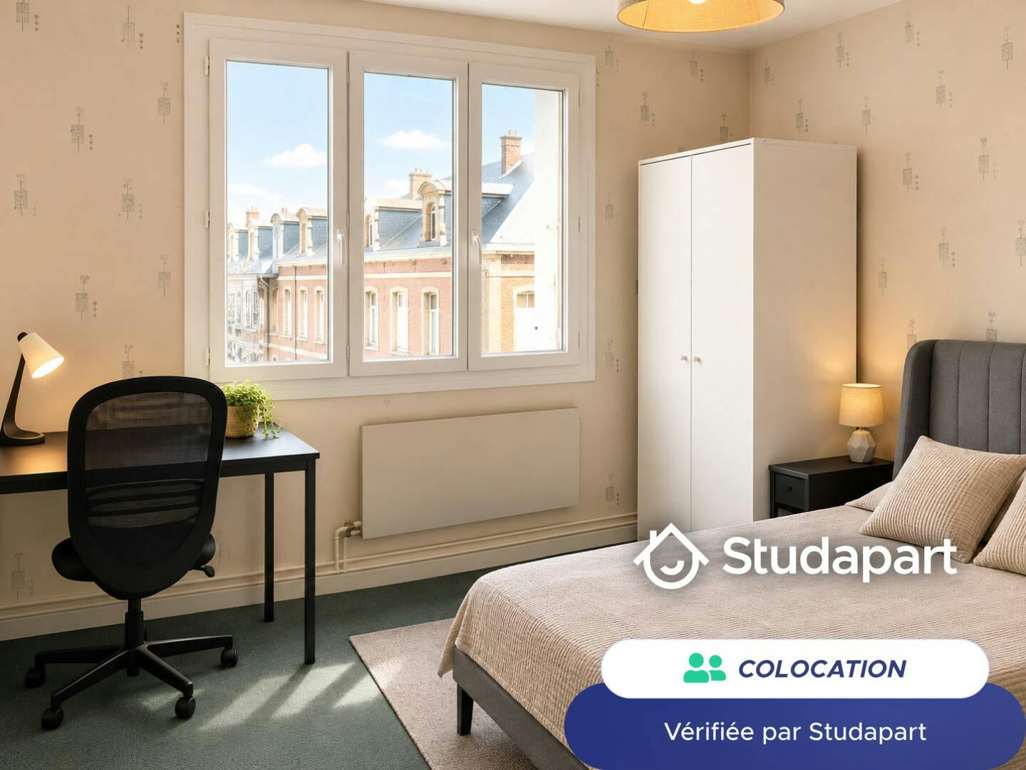 WG-Zimmer zu mieten für 395 € pro Monat in Le Havre, Rue Jean Paul Sartre