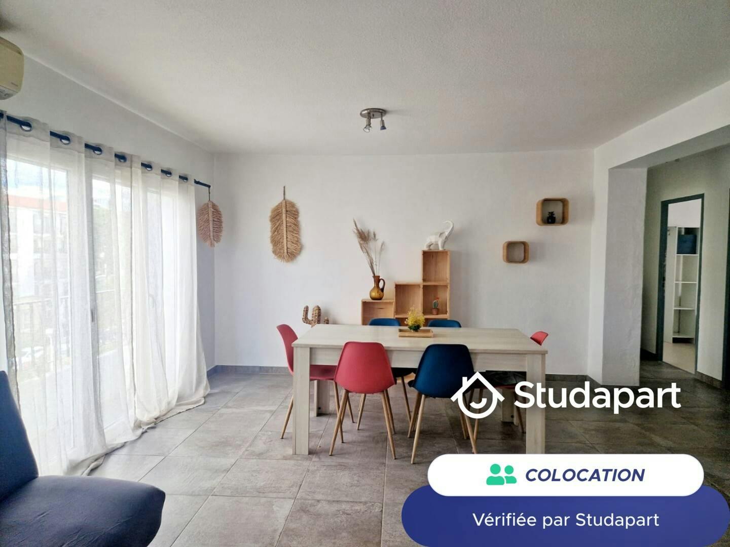 WG-Zimmer zu mieten für 400 € pro Monat in Perpignan, Rambla de Vertefeuille