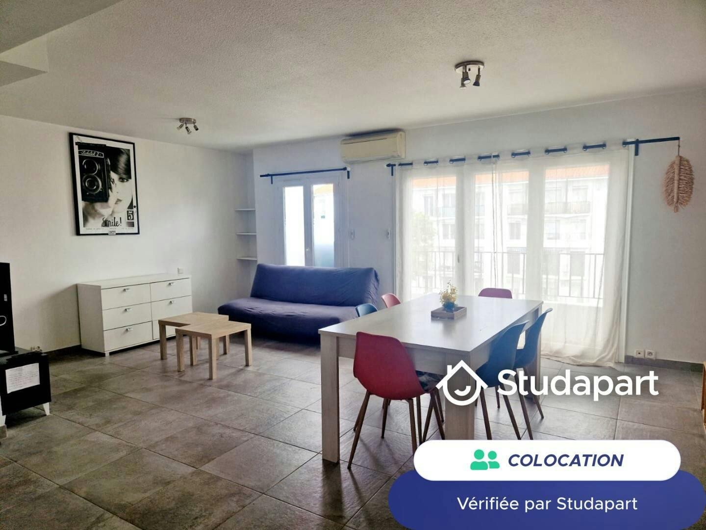 Privé kamer te huur voor € 385 per maand in Perpignan, Rambla de Vertefeuille