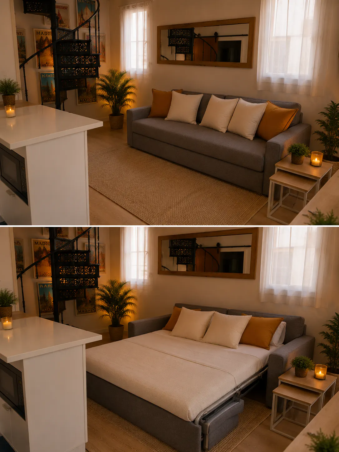 1-Bedroom Apartment in Ronda de Valencia, Madrid (1728682) ROOM 1