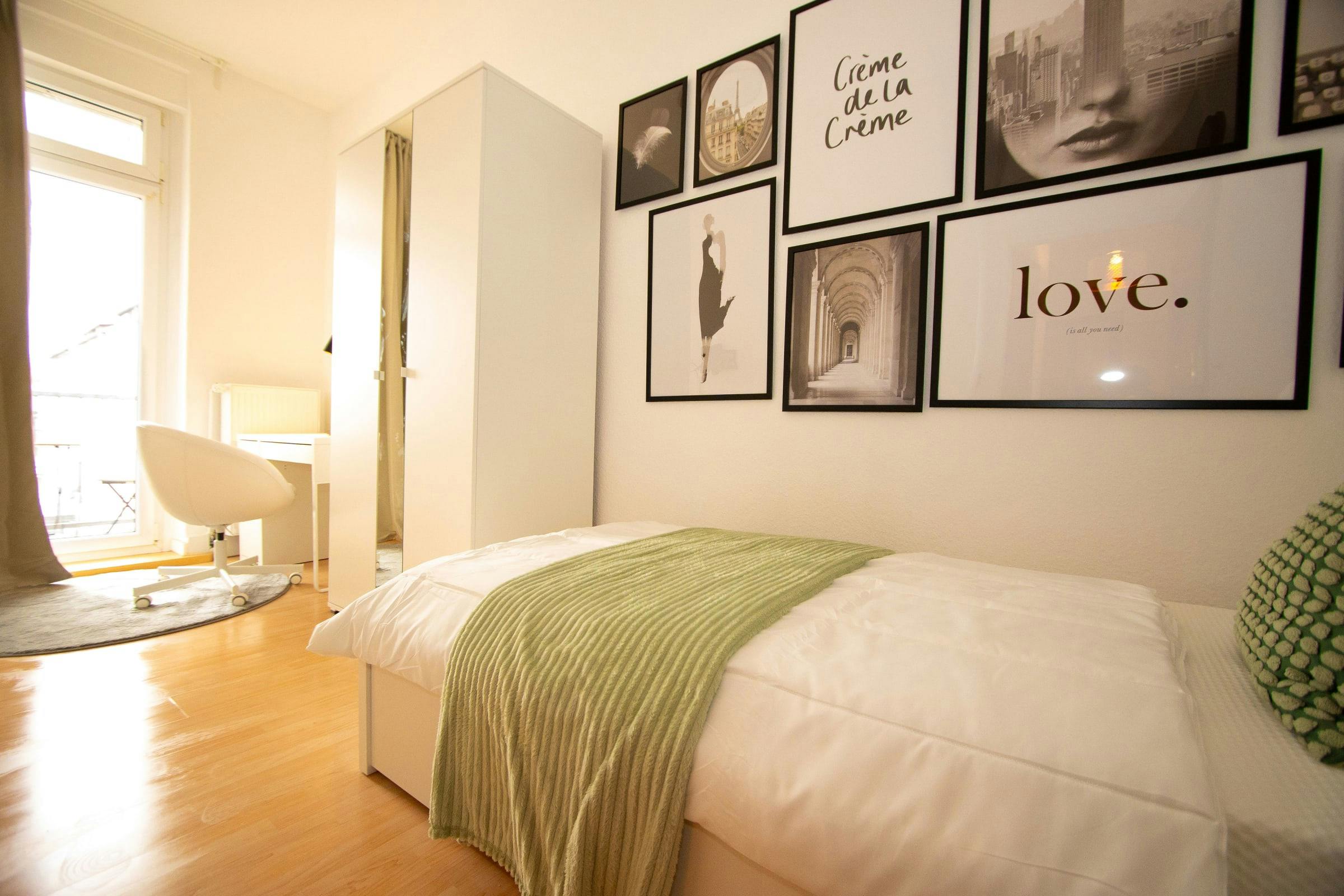 私人房间 正在以 €655 的月租出租，其位于 Frankfurt am Main, Mainzer Landstraße