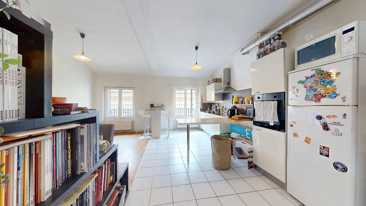 1-Bedroom Apartment in Rue Gerentet, Saint-Étienne (1730499) ROOM 1