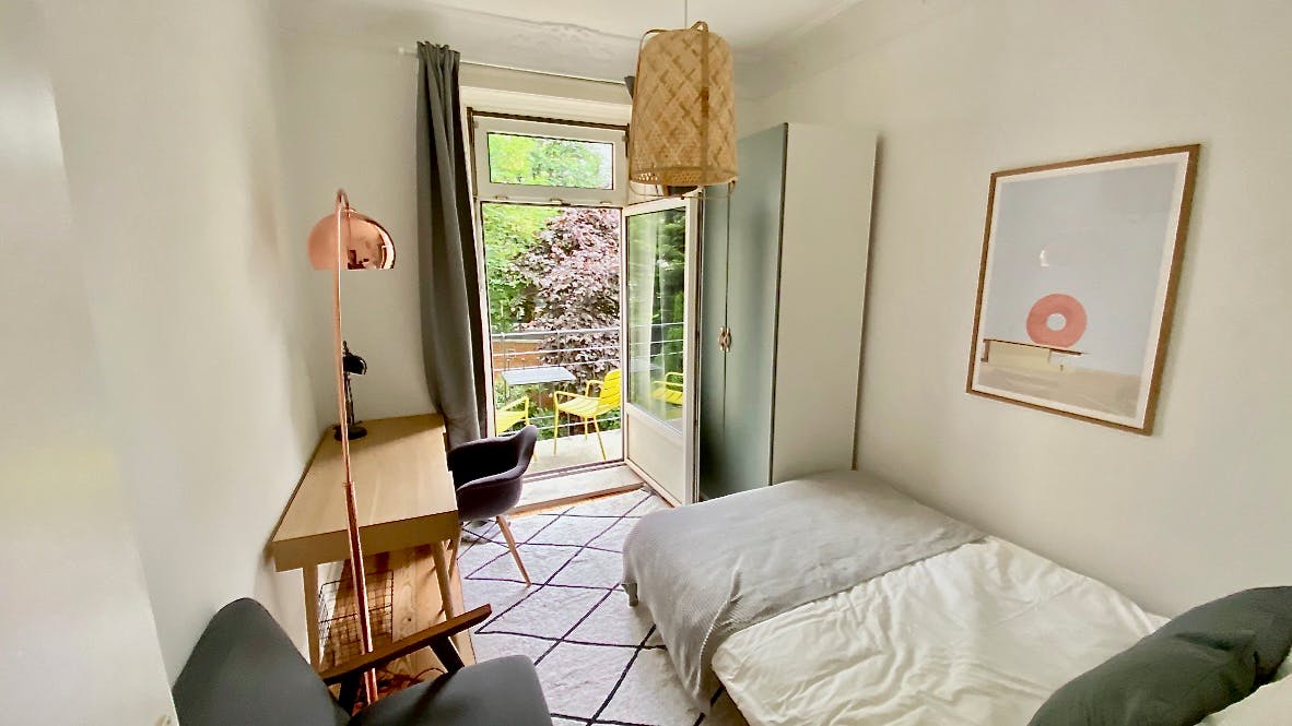 Chambre privée à louer pour 1 045 €/mois à Hamburg, Eppendorfer Weg