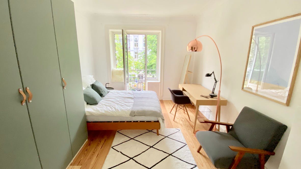 Приватна кімната за оренду для 1 095 EUR на місяць у Hamburg, Eppendorfer Weg