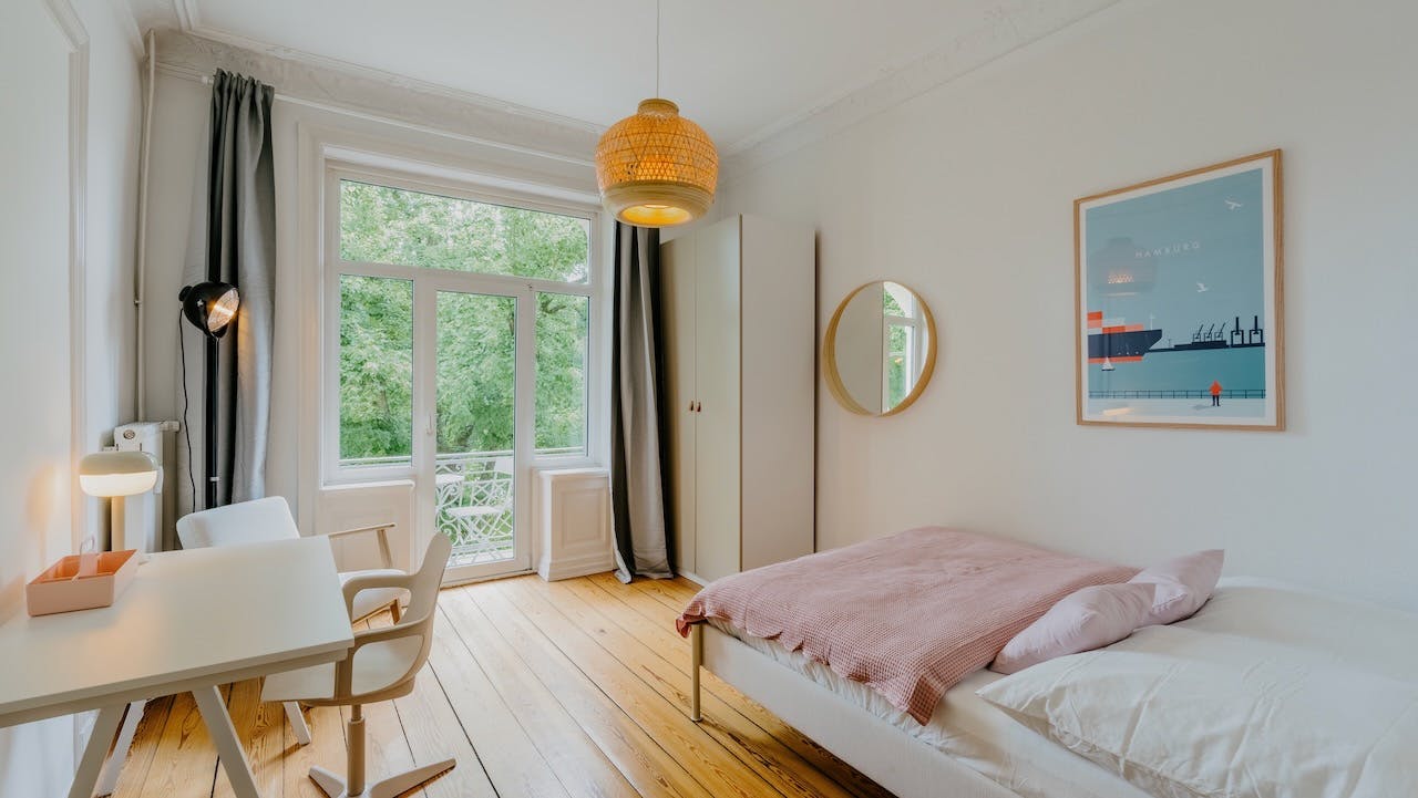 Chambre privée à louer pour 1 045 €/mois à Hamburg, Bei der Apostelkirche