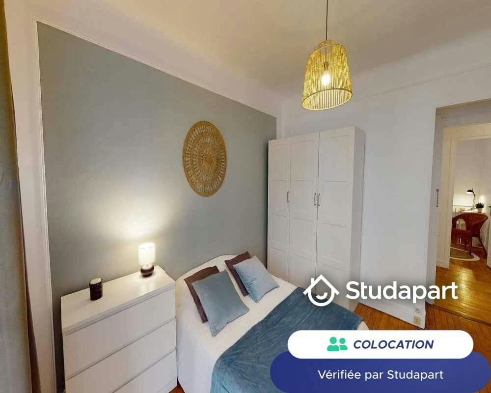 Private room for rent on Rue Louis Codet, Paris - Vue 3